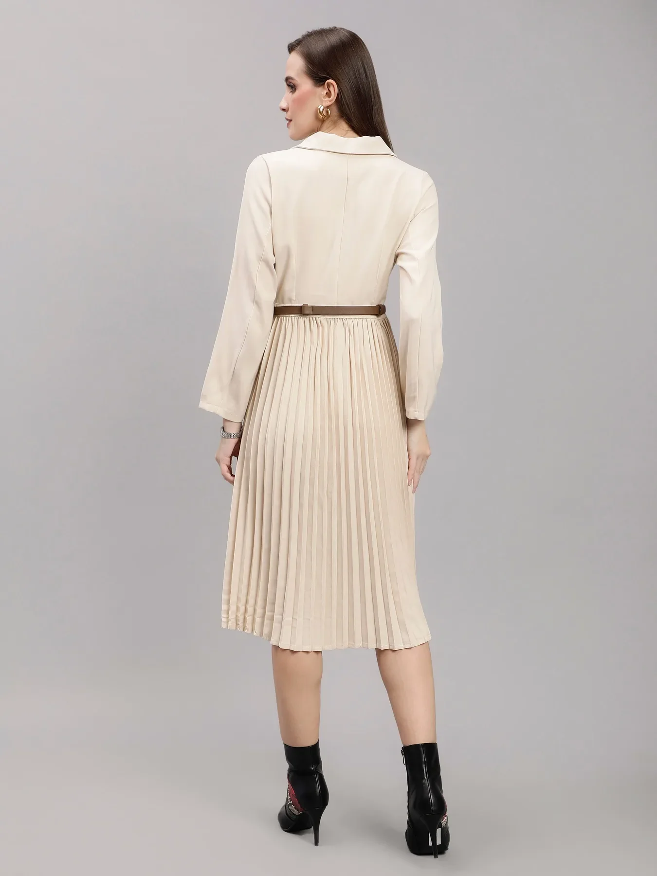 Blazer Pleated Dress - Image 3
