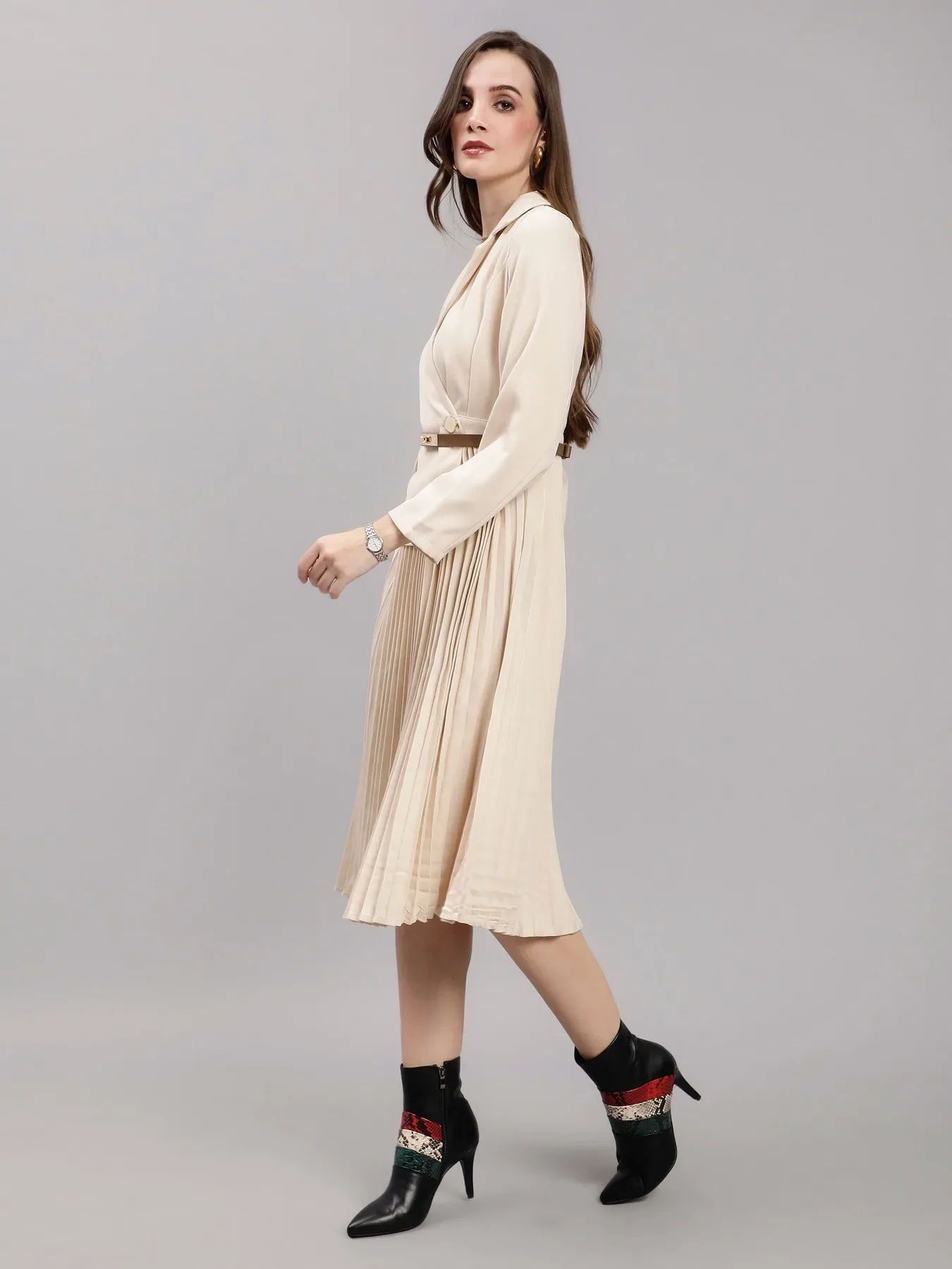 Blazer Pleated Dress - Image 6