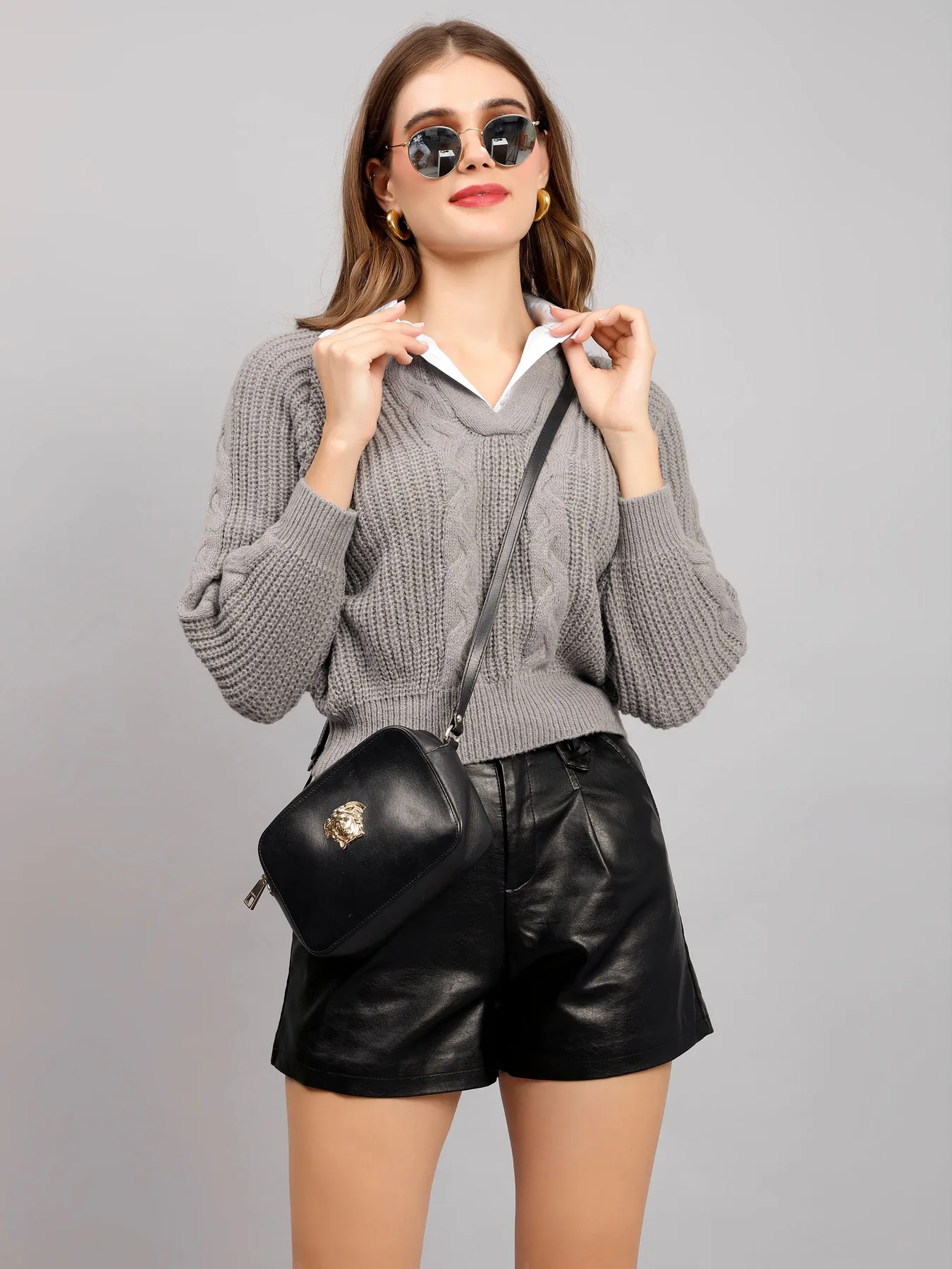 Cable Knit Woolen Cardigan - Image 3