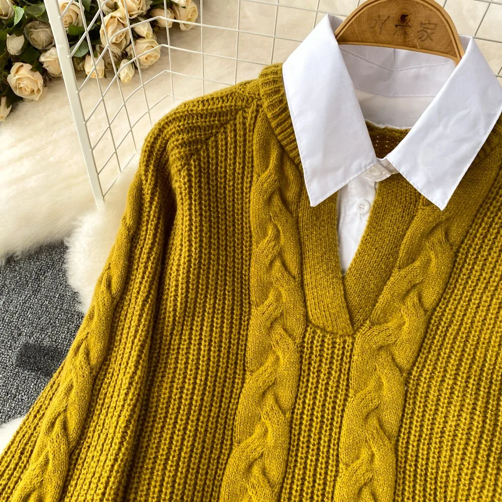 Cable Knit Woolen Cardigan - Image 9