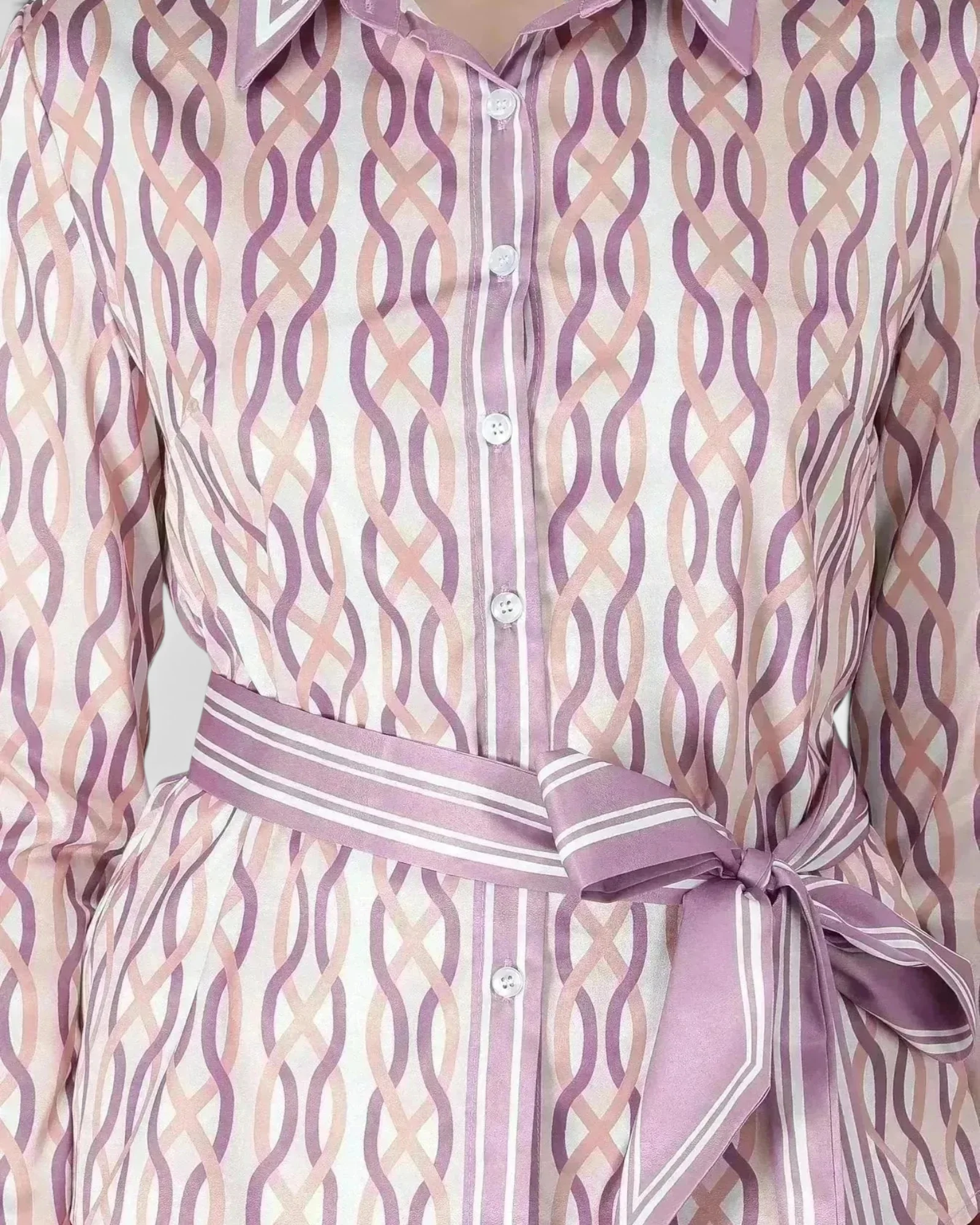 Chain Print Two-Piece Set - Image 3