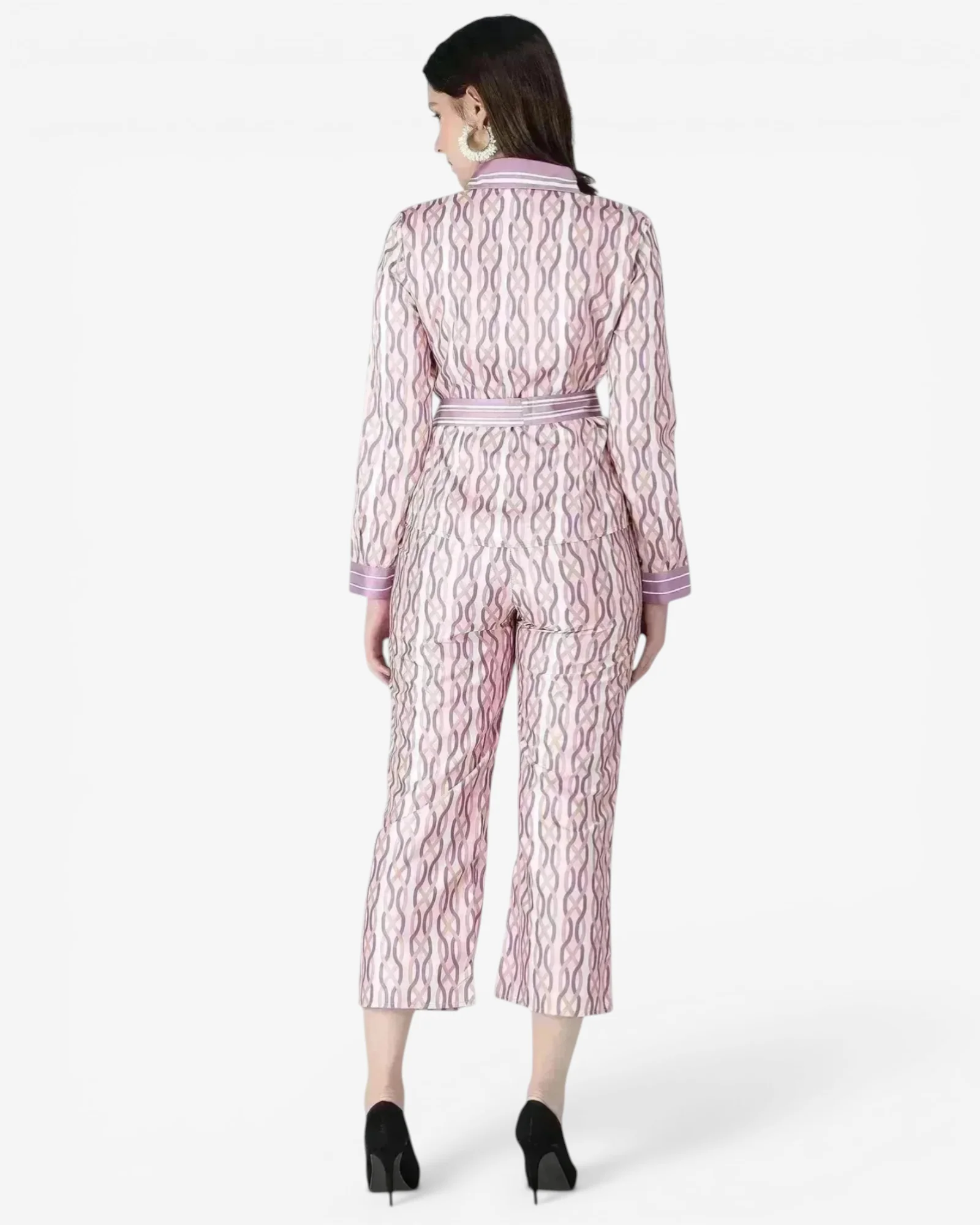 Chain Print Two-Piece Set - Image 6