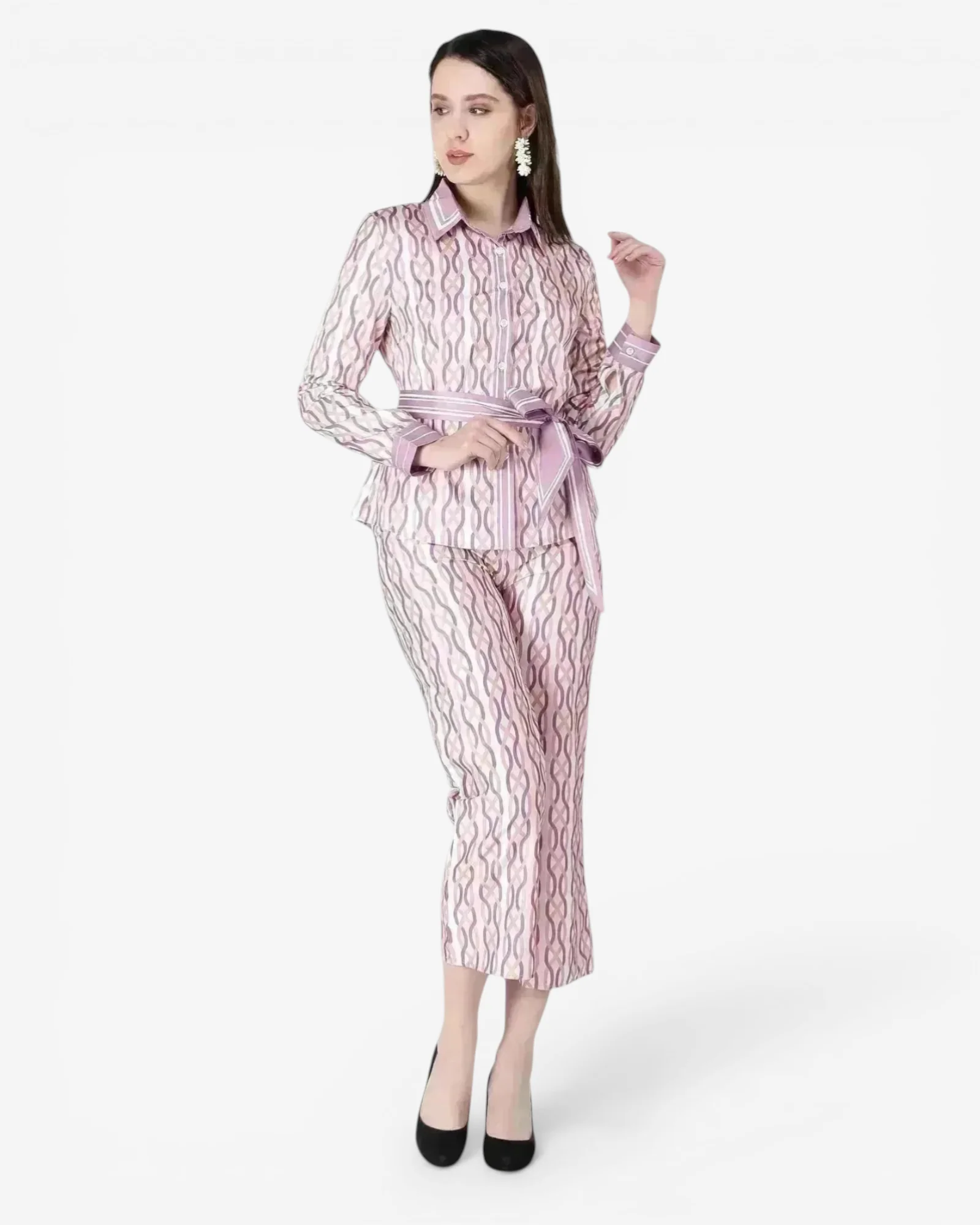 Chain Print Two-Piece Set - Image 7