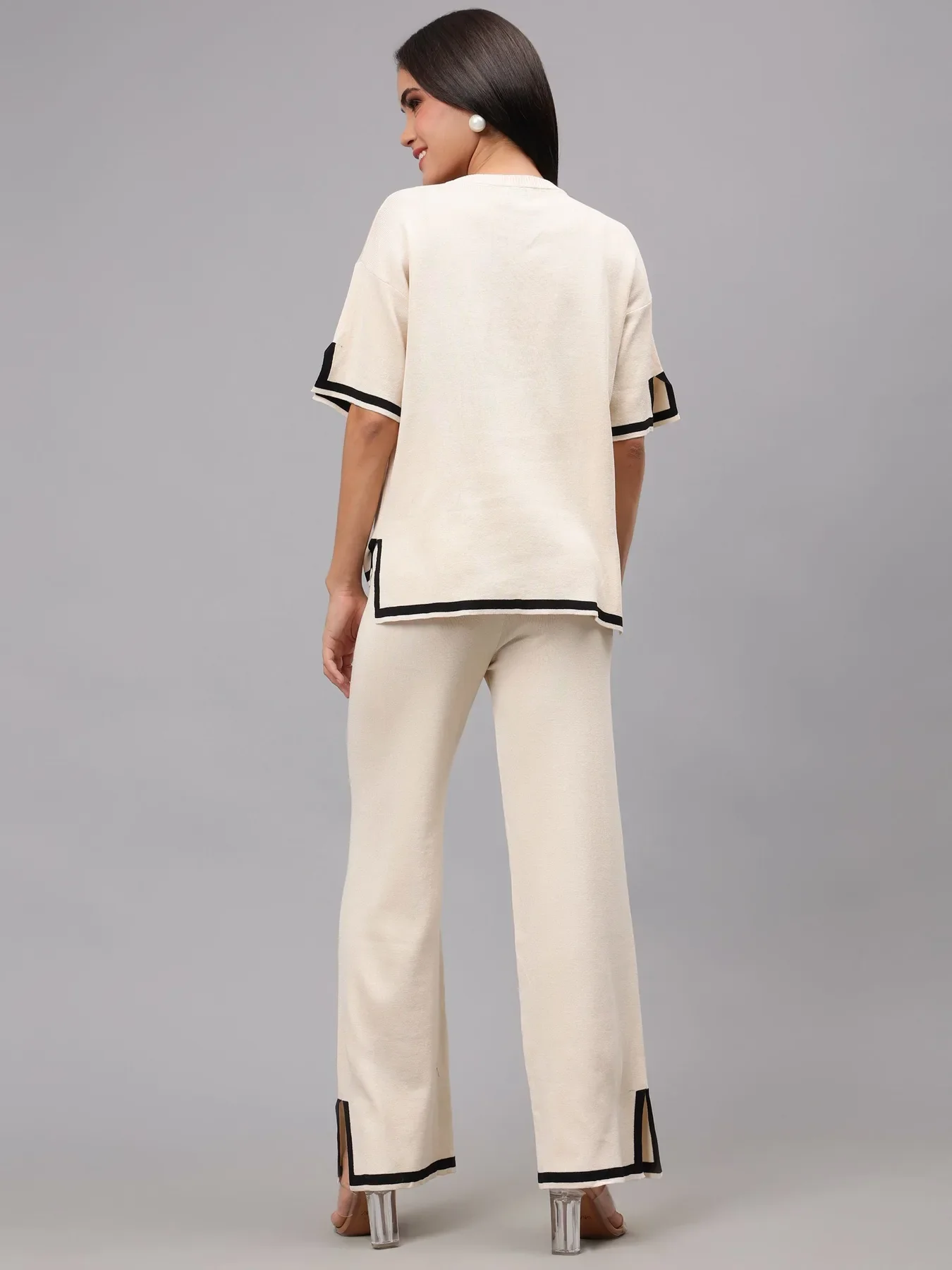 Contrast Knitted Two Piece Set - Image 12