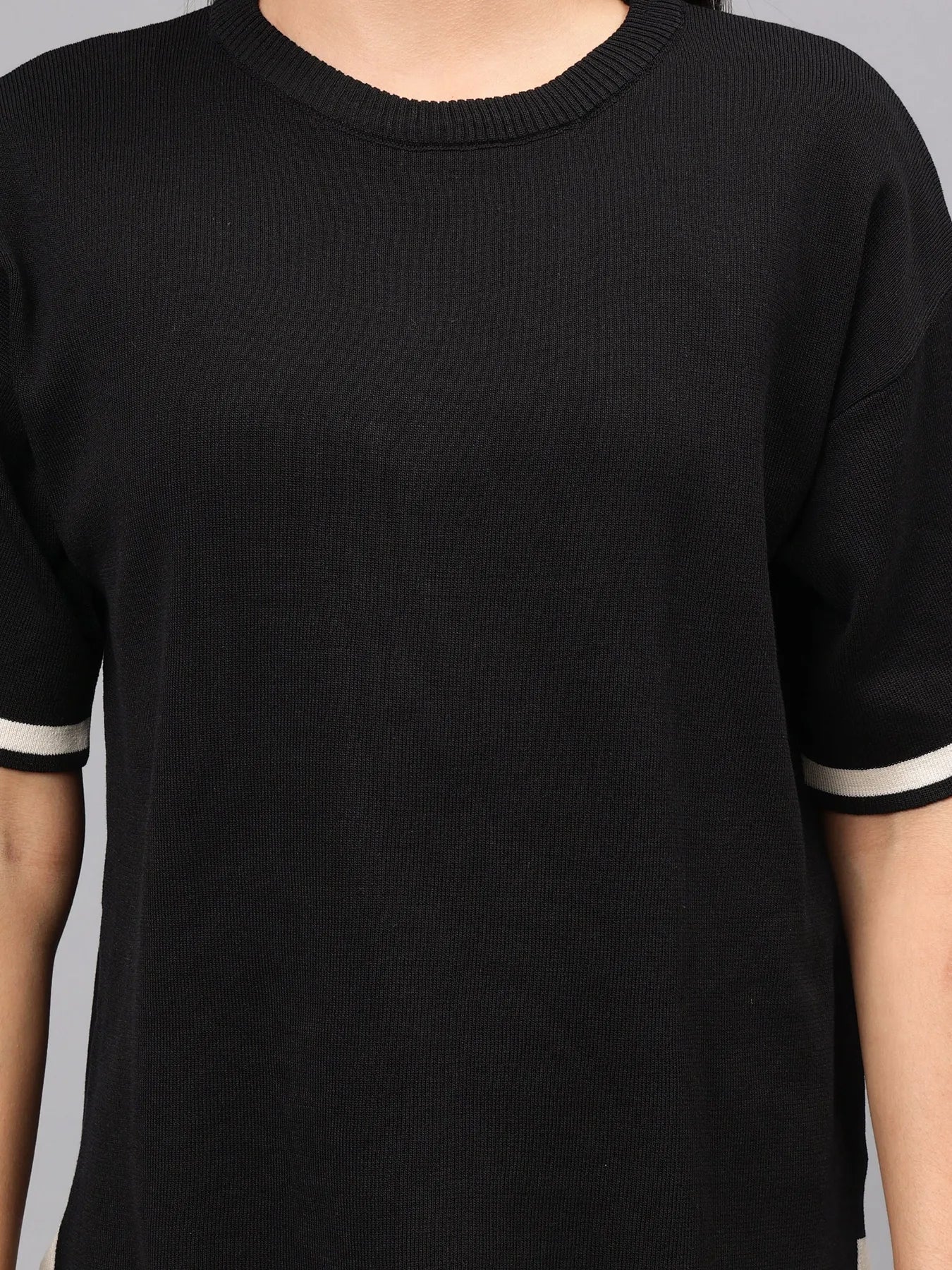 Contrast Knitted Two Piece Set - Image 6