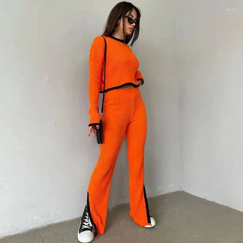 Fashionable Knitted Two Piece Set - Image 7