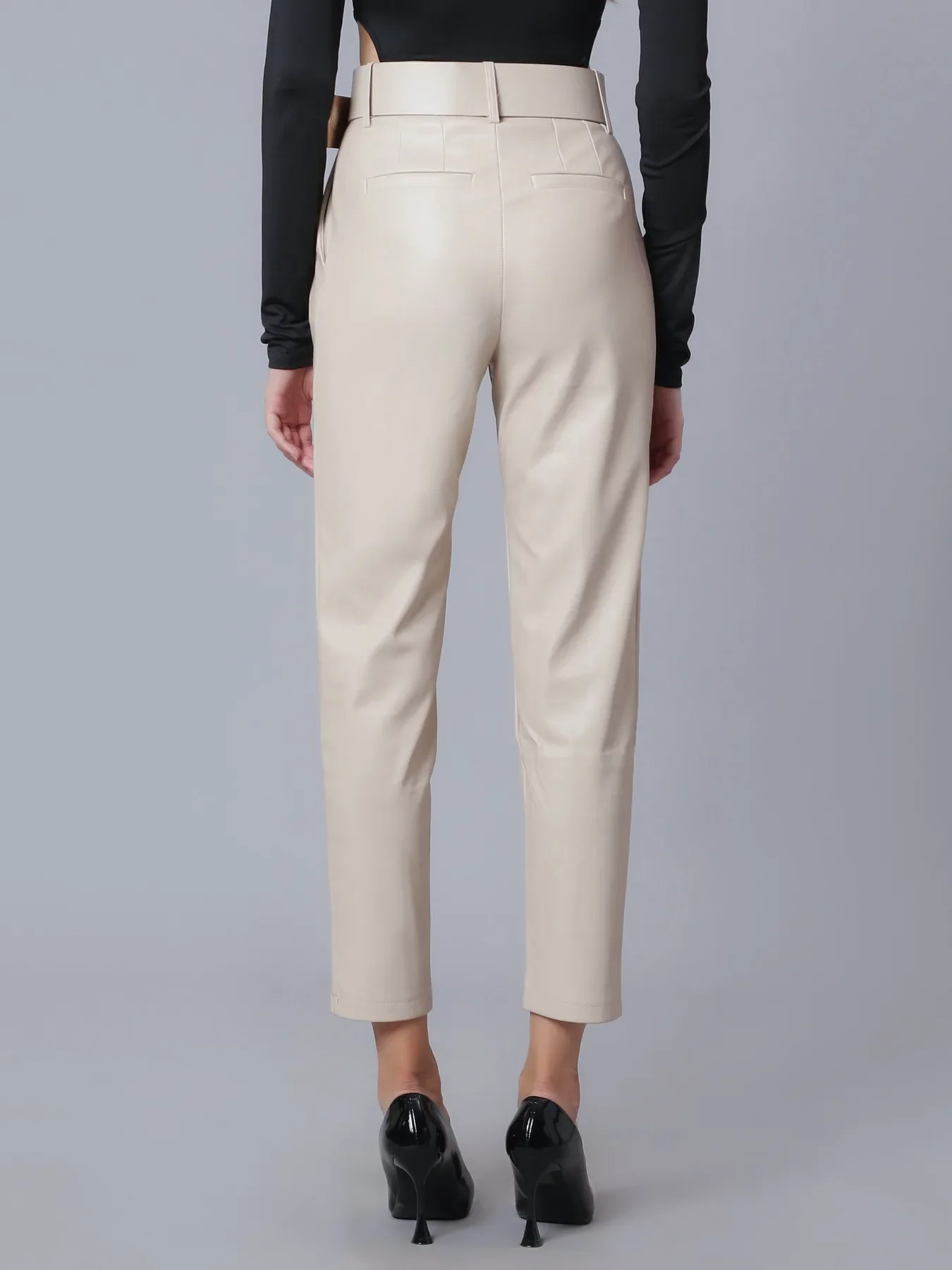 Faux Leather Winter Pants - Image 12