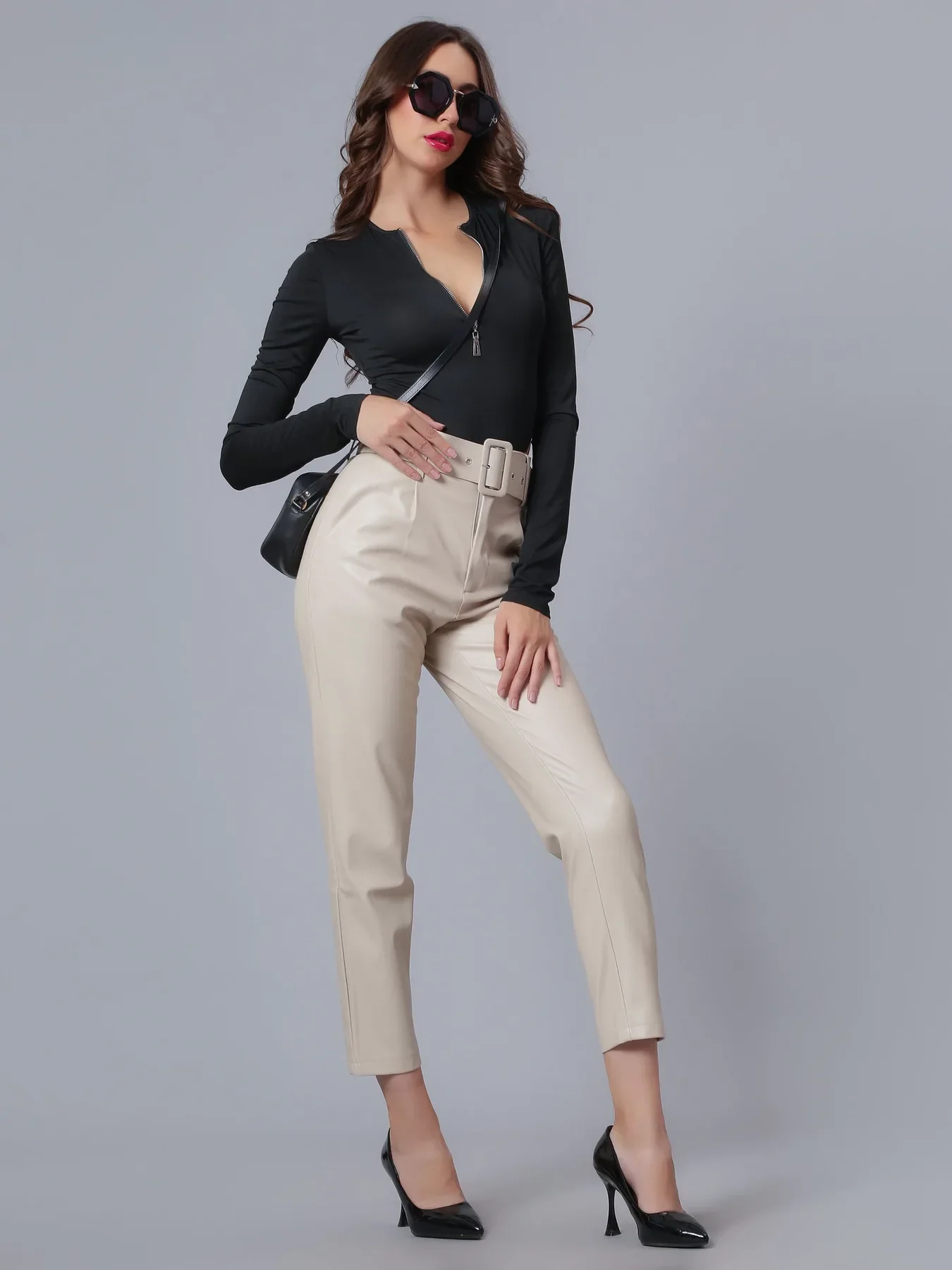 Faux Leather Winter Pants - Image 13