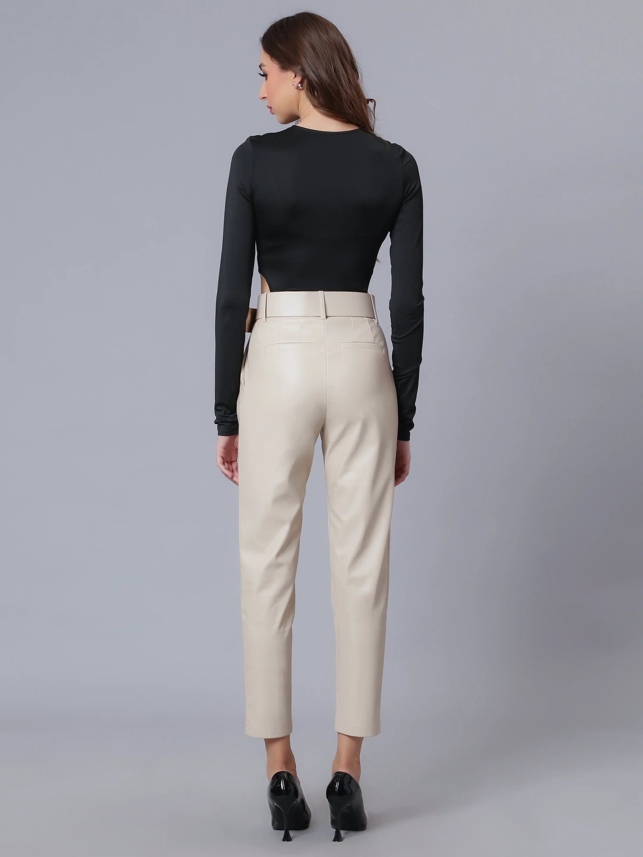 Faux Leather Winter Pants - Image 15