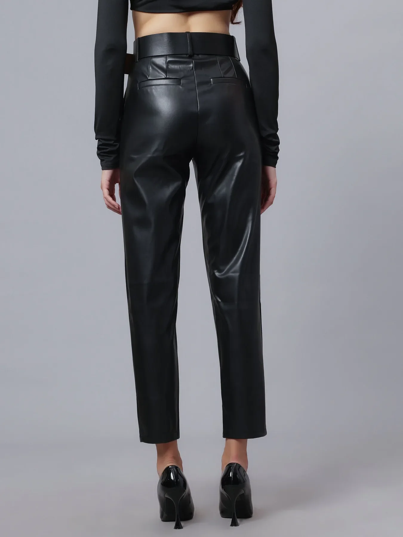 Faux Leather Winter Pants - Image 20