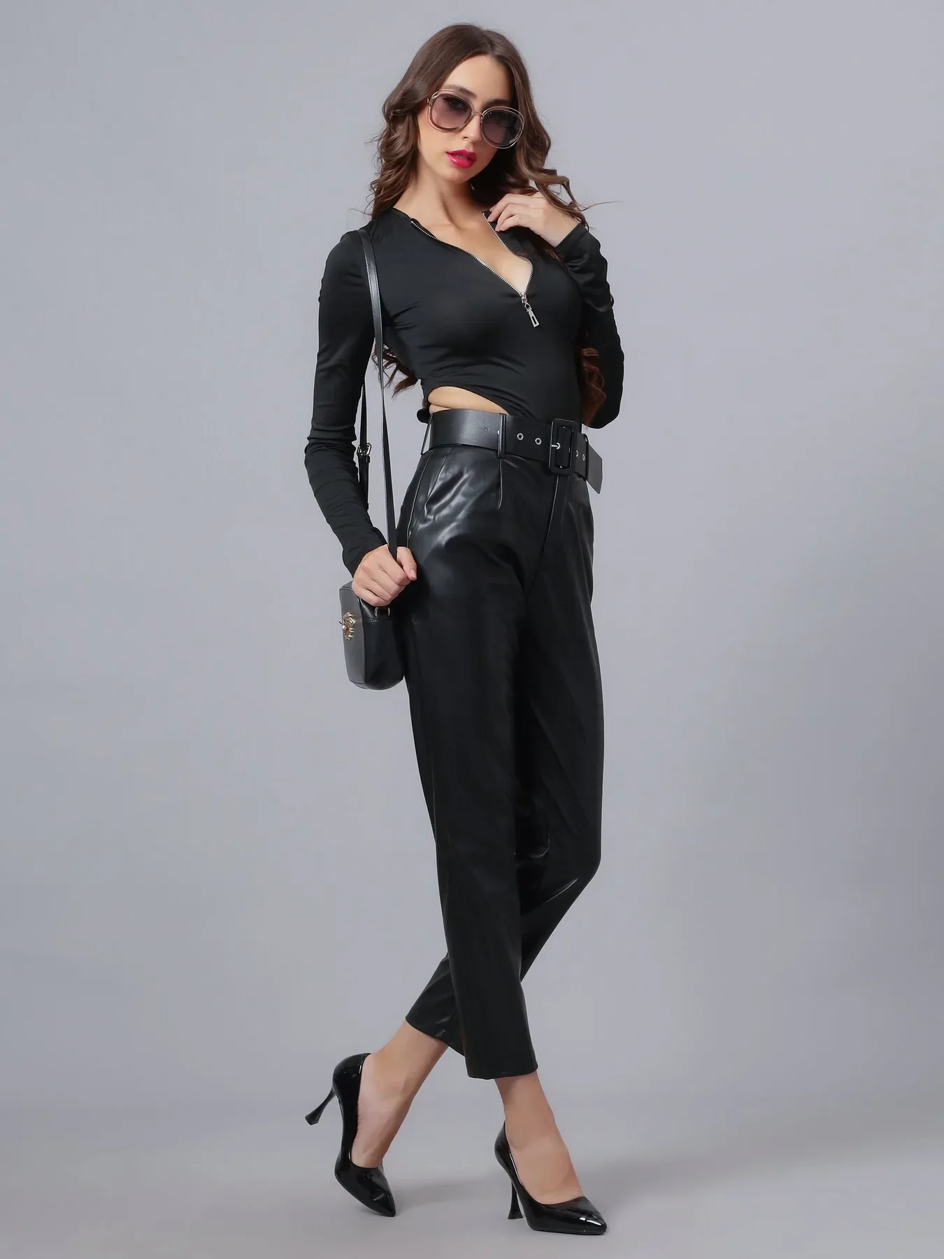Faux Leather Winter Pants - Image 21