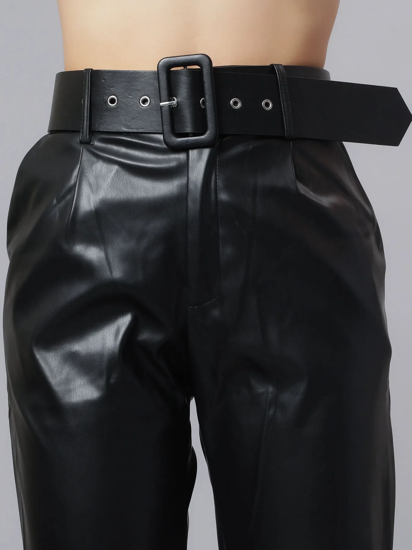 Faux Leather Winter Pants - Image 23