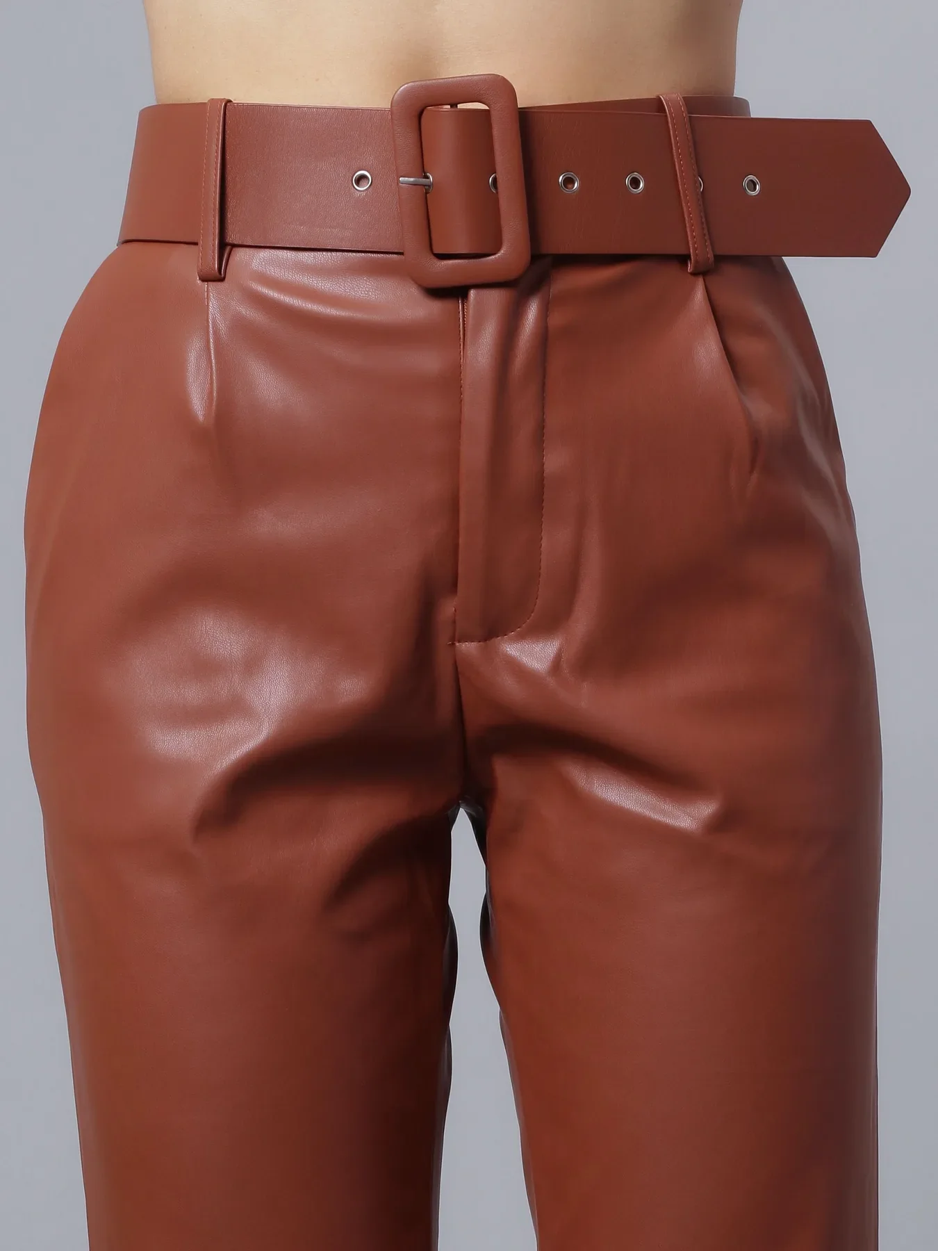 Faux Leather Winter Pants - Image 8
