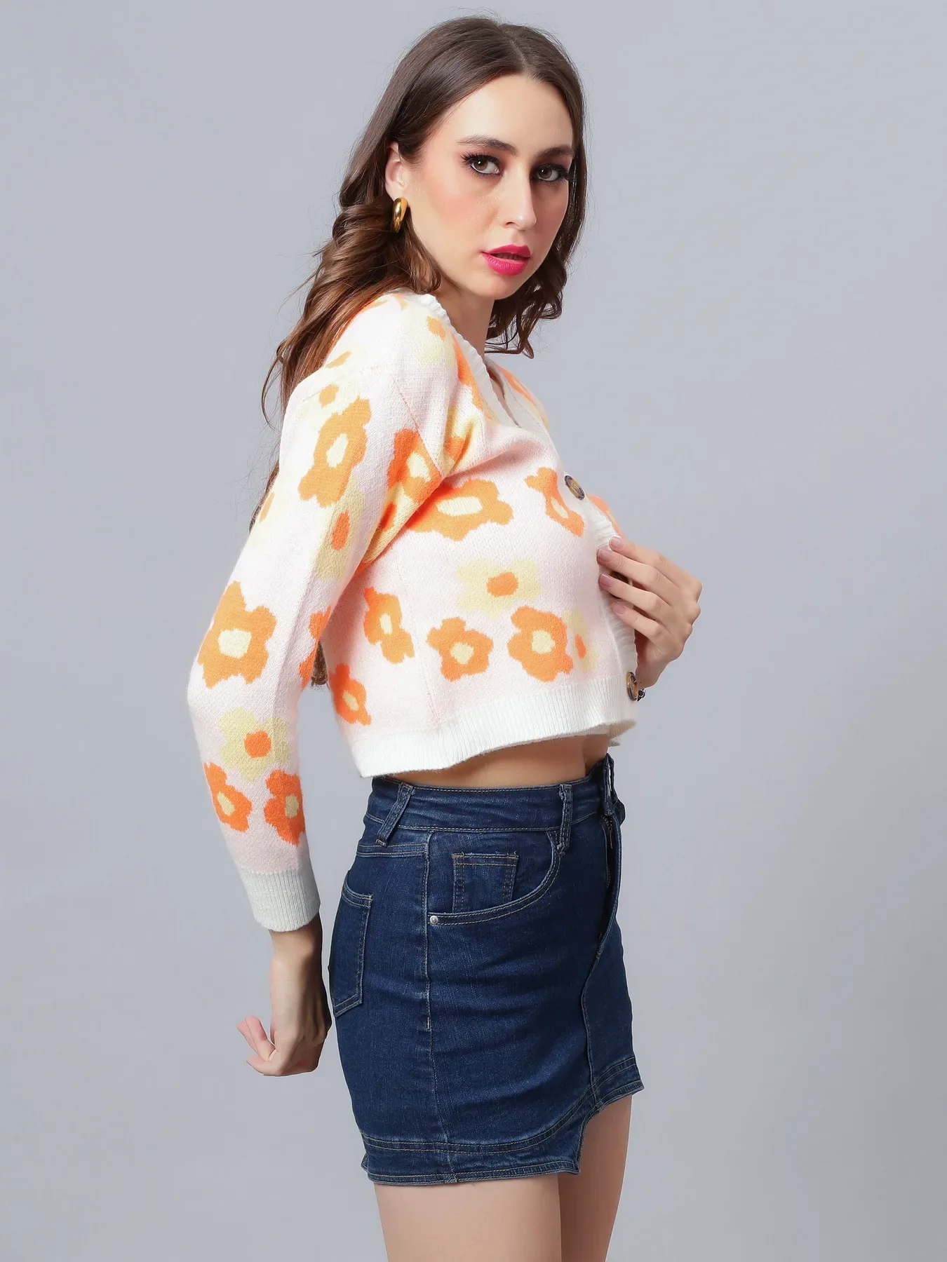 Floral Cardigan Two Piece Set - Image 13