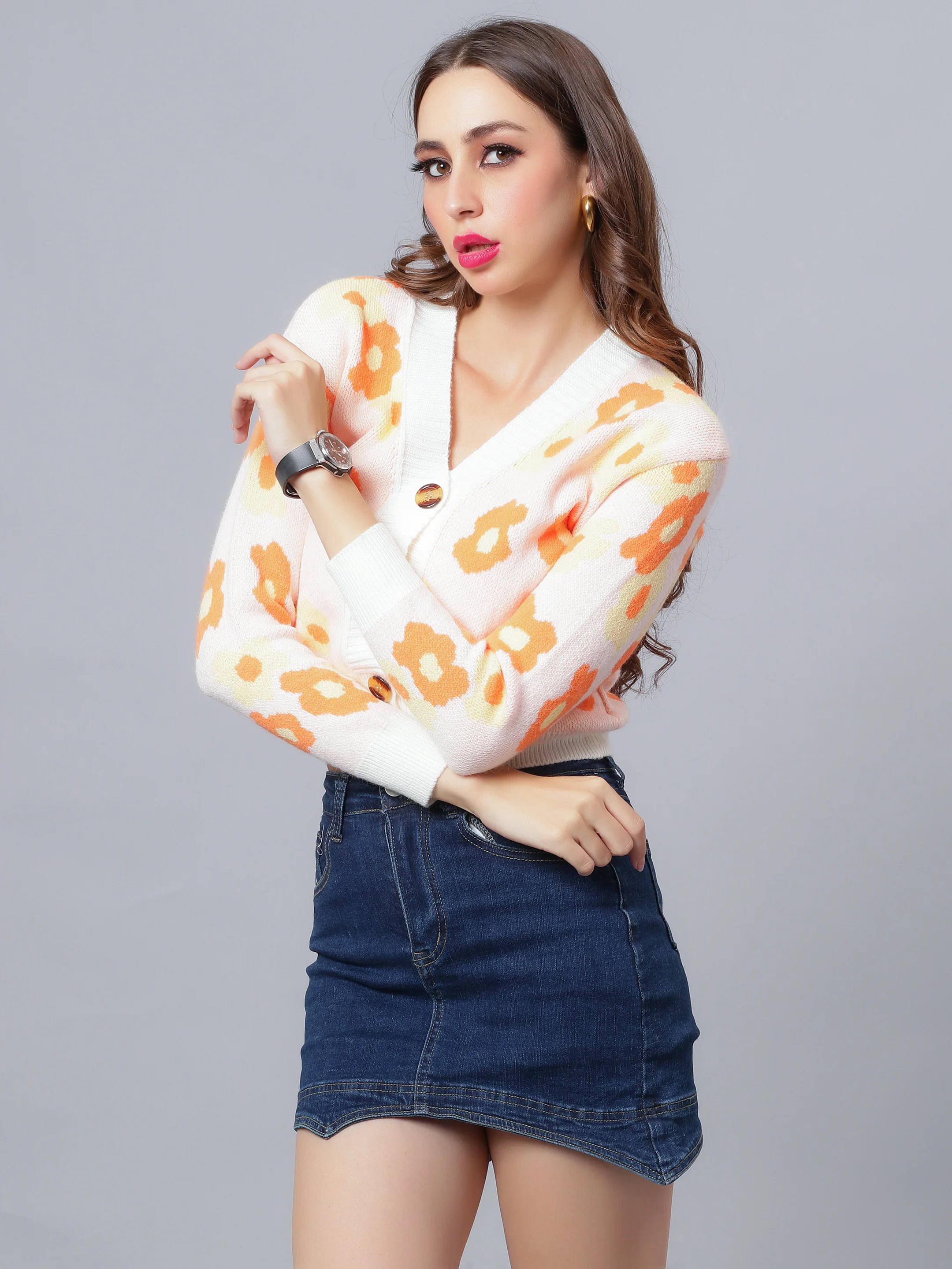 Floral Cardigan Two Piece Set - Image 14