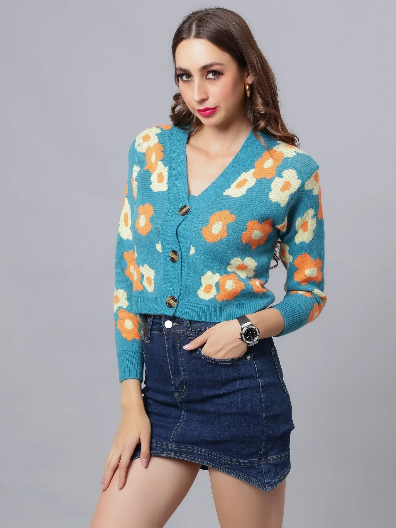 Floral Cardigan Two Piece Set - Image 7