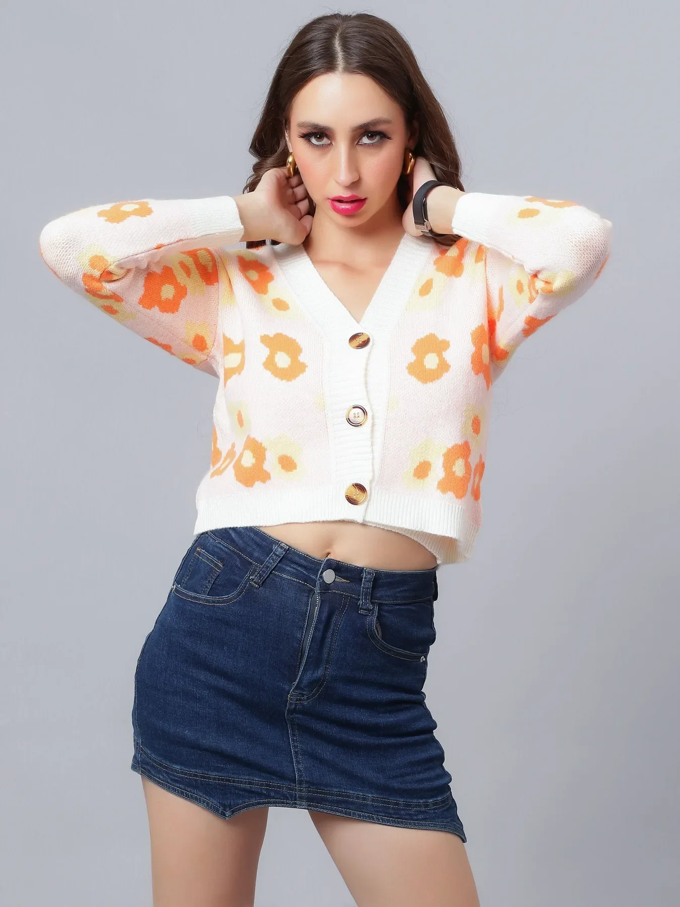 Floral Cardigan Two Piece Set - Image 8