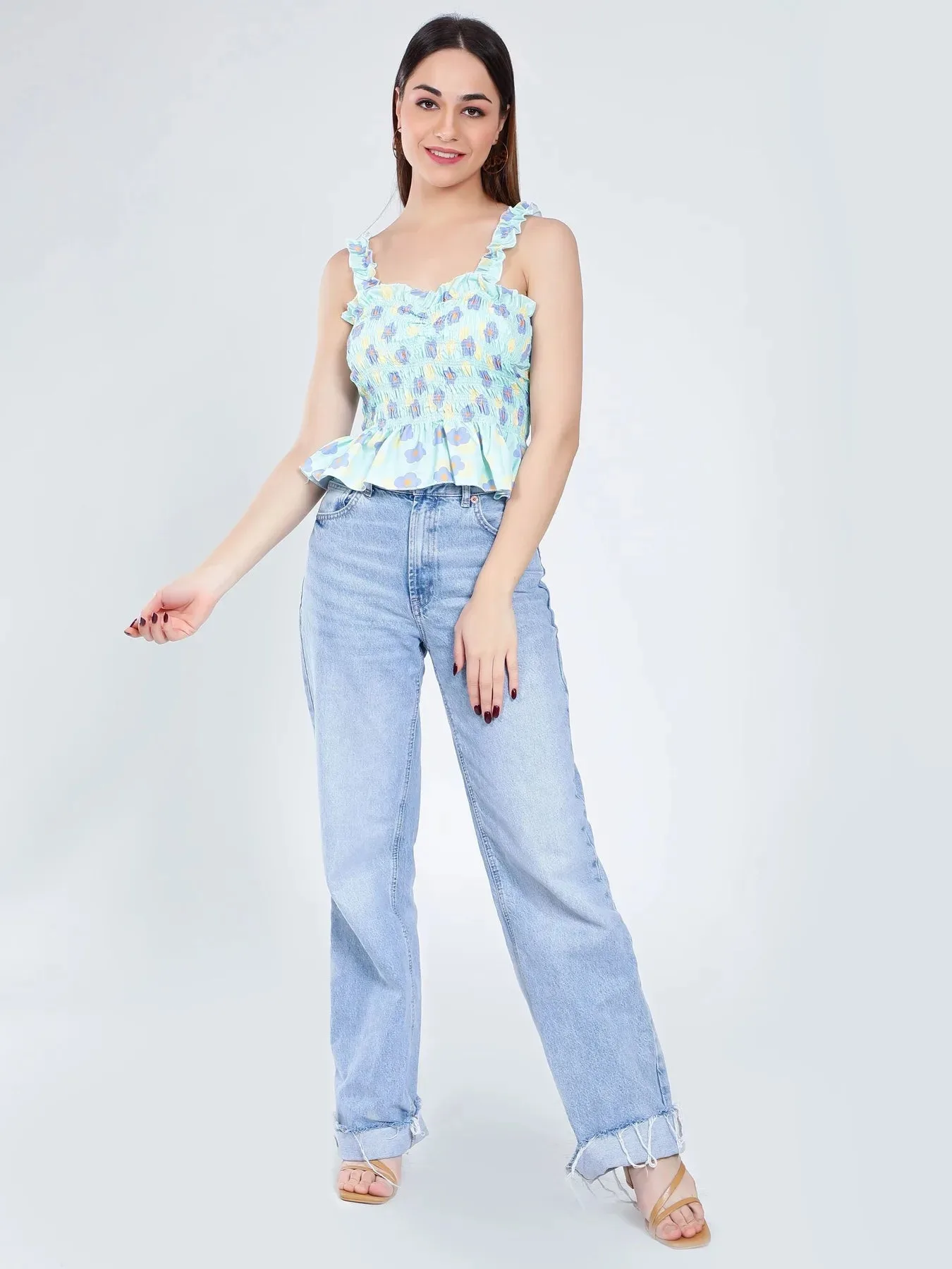 Floral Smocking Top - Image 7