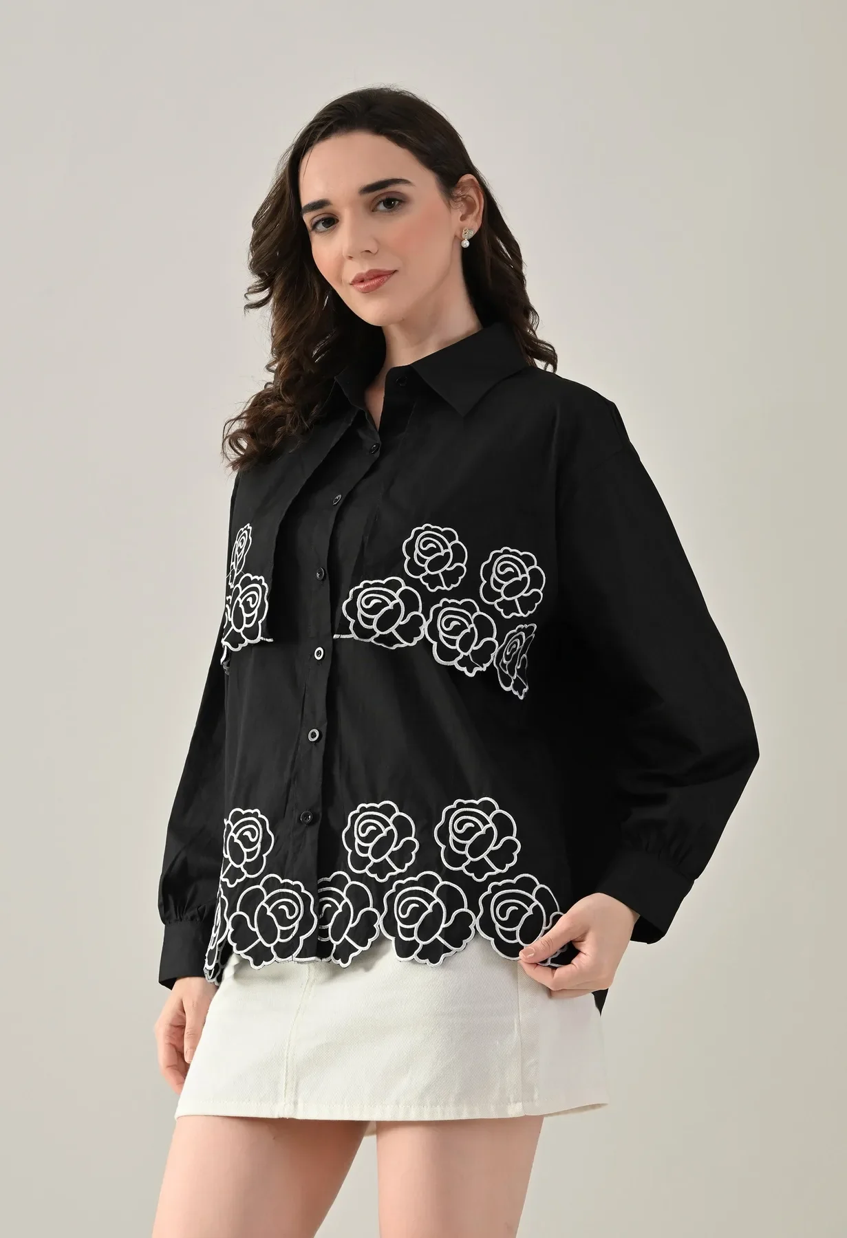 Flower Power Scalloped Shirt - Image 16