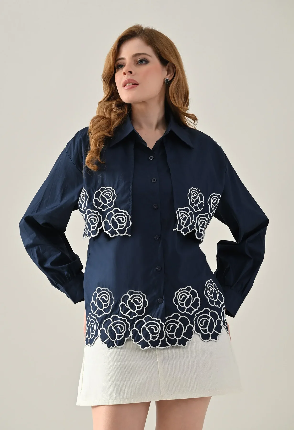 Flower Power Scalloped Shirt - Image 8