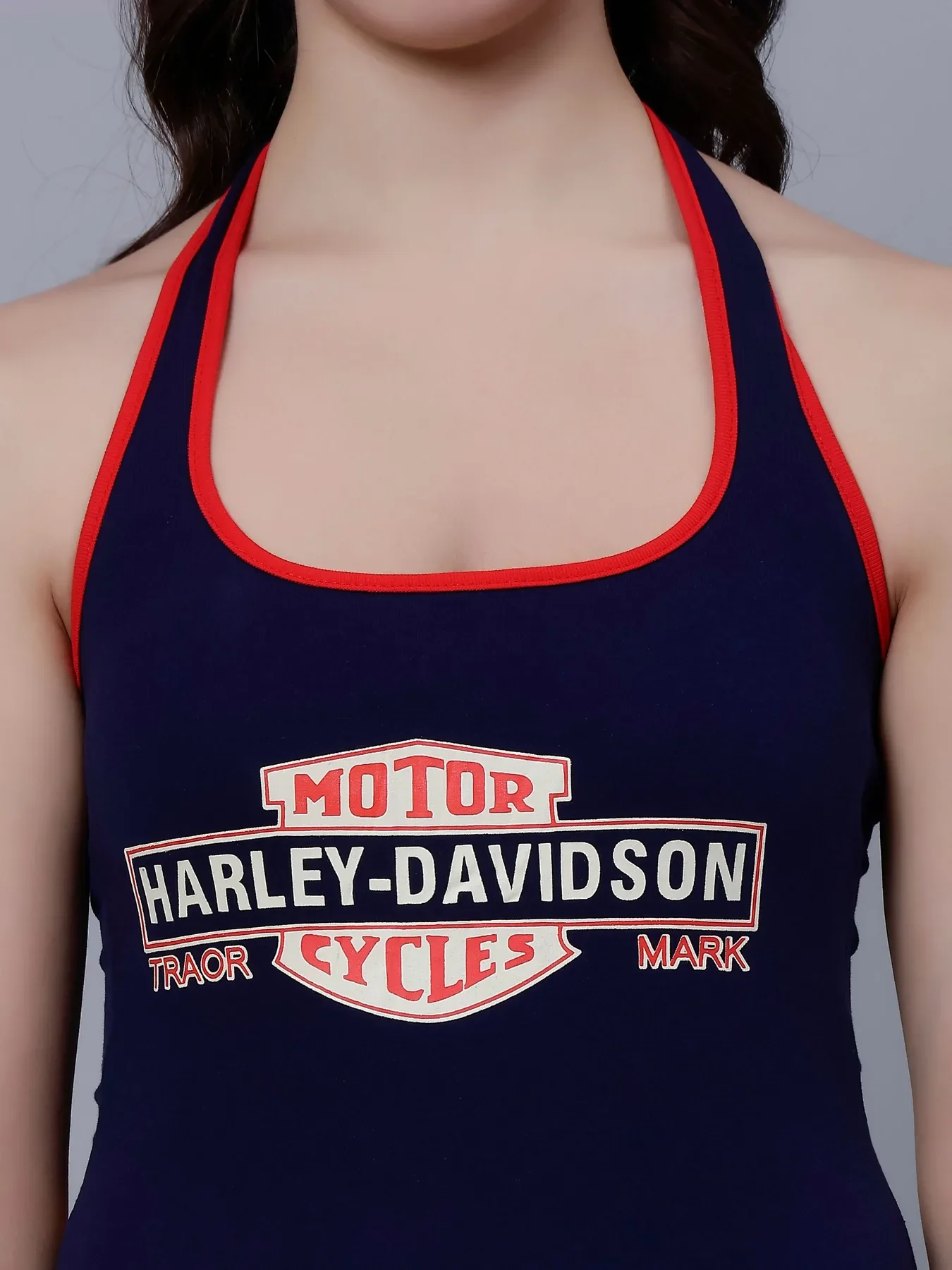 Halter Bodycon Dress With Shirt - Image 19