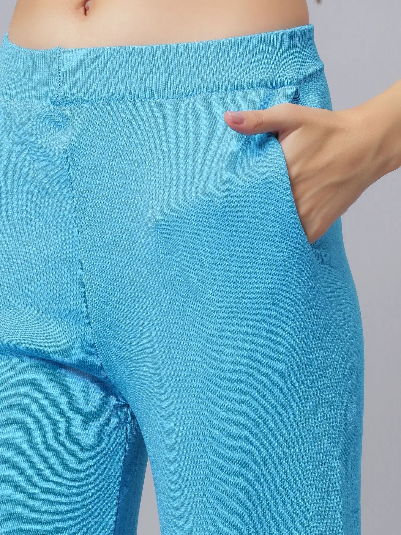 Knitted Cardigan Pant Two-Piece Set - Image 4