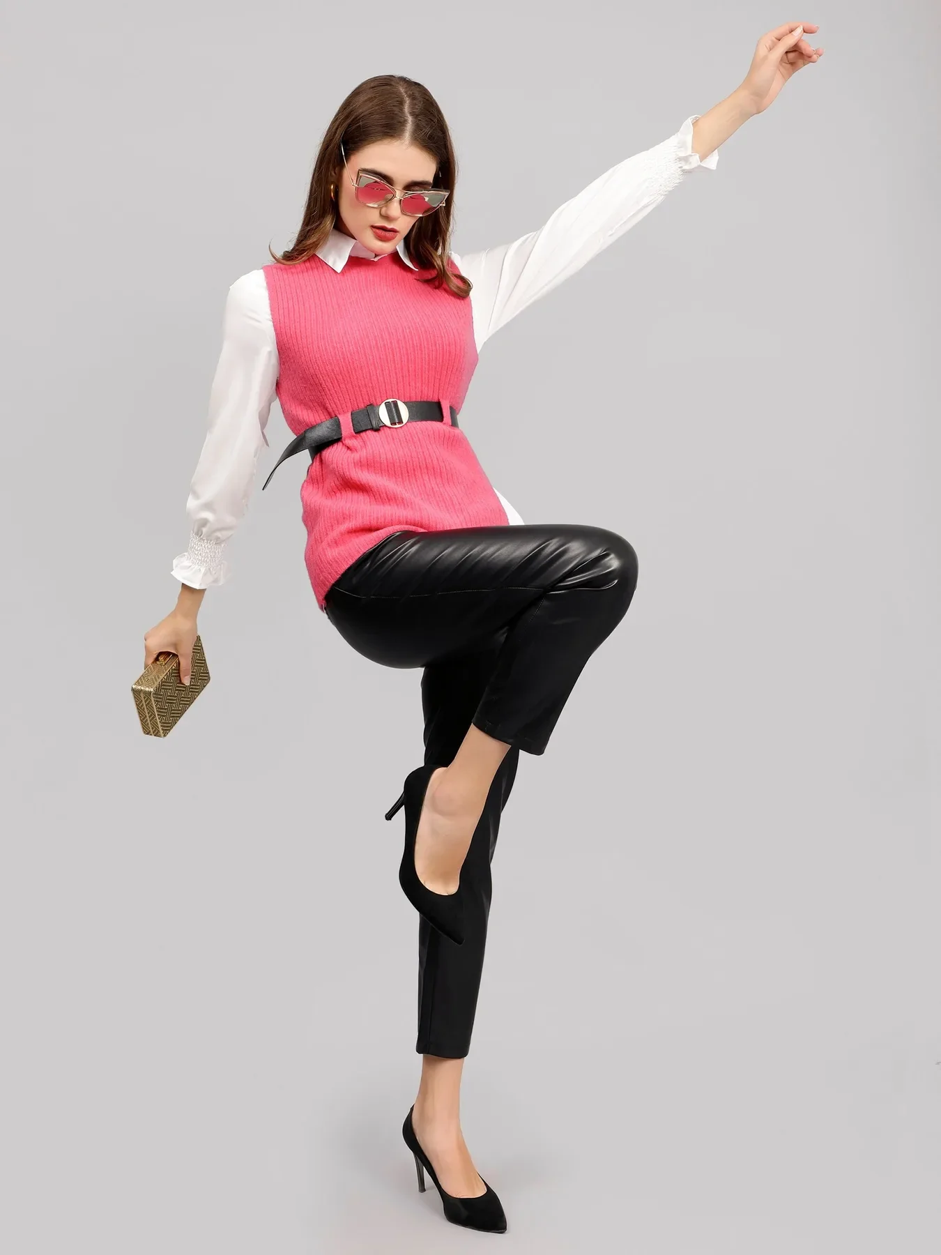 Knitted Winter Vest and Shirt Set - Image 10