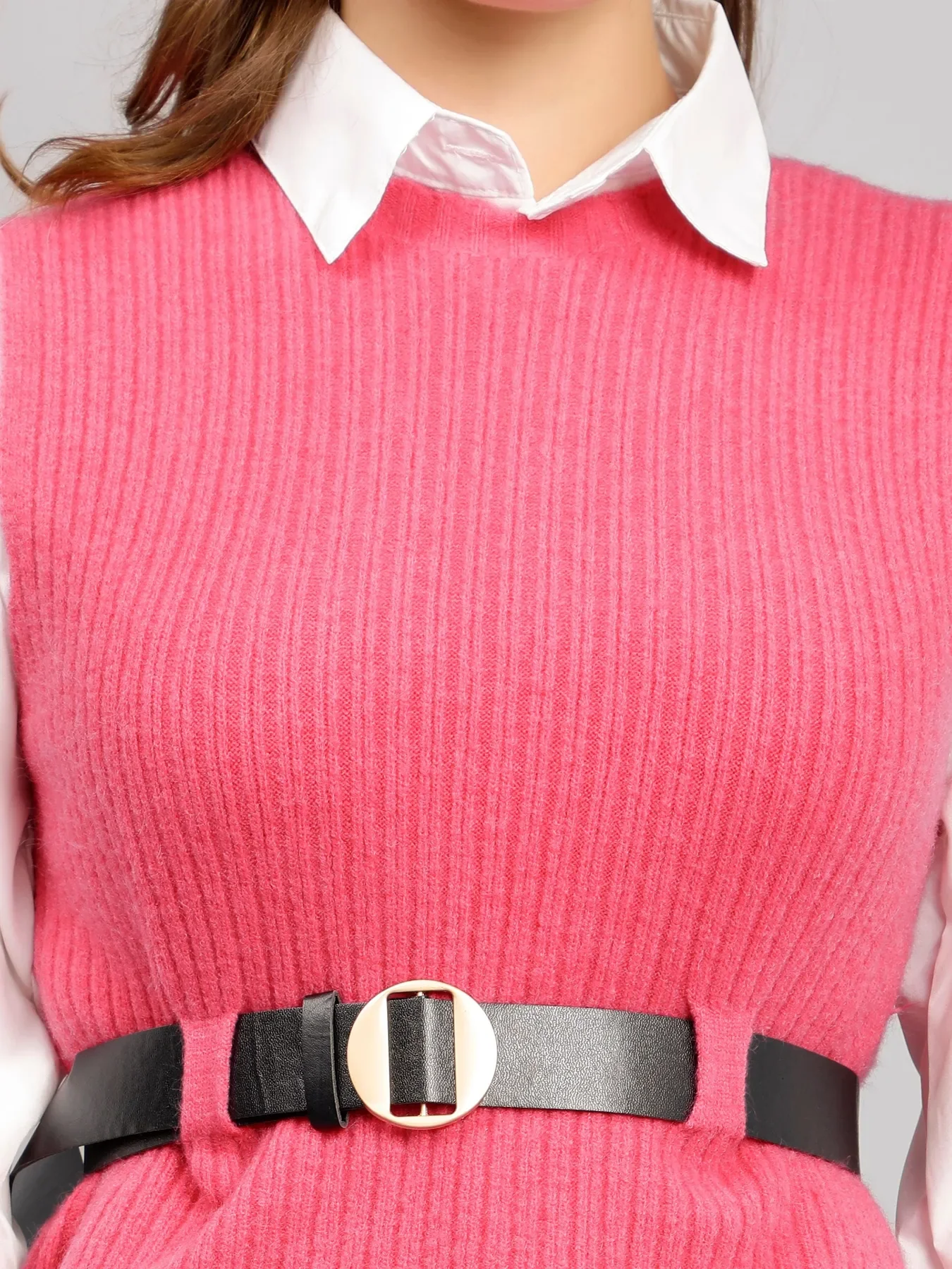 Knitted Winter Vest and Shirt Set - Image 14