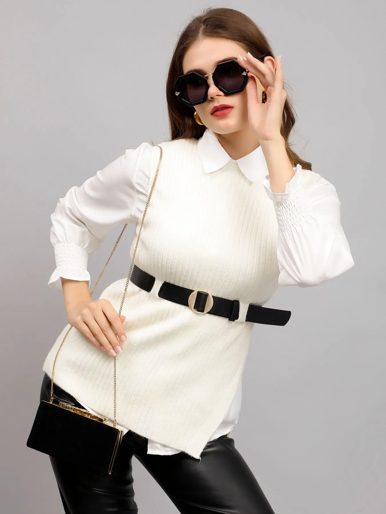 Knitted Winter Vest and Shirt Set - Image 18