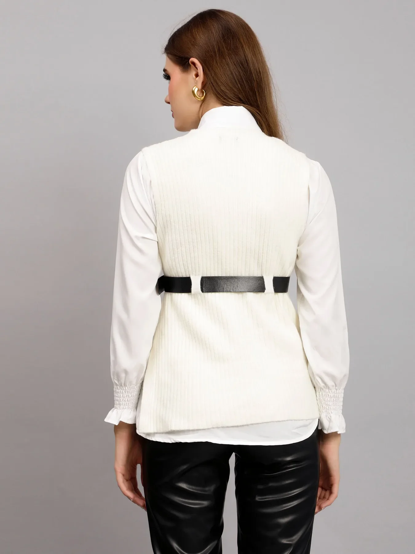 Knitted Winter Vest and Shirt Set - Image 21