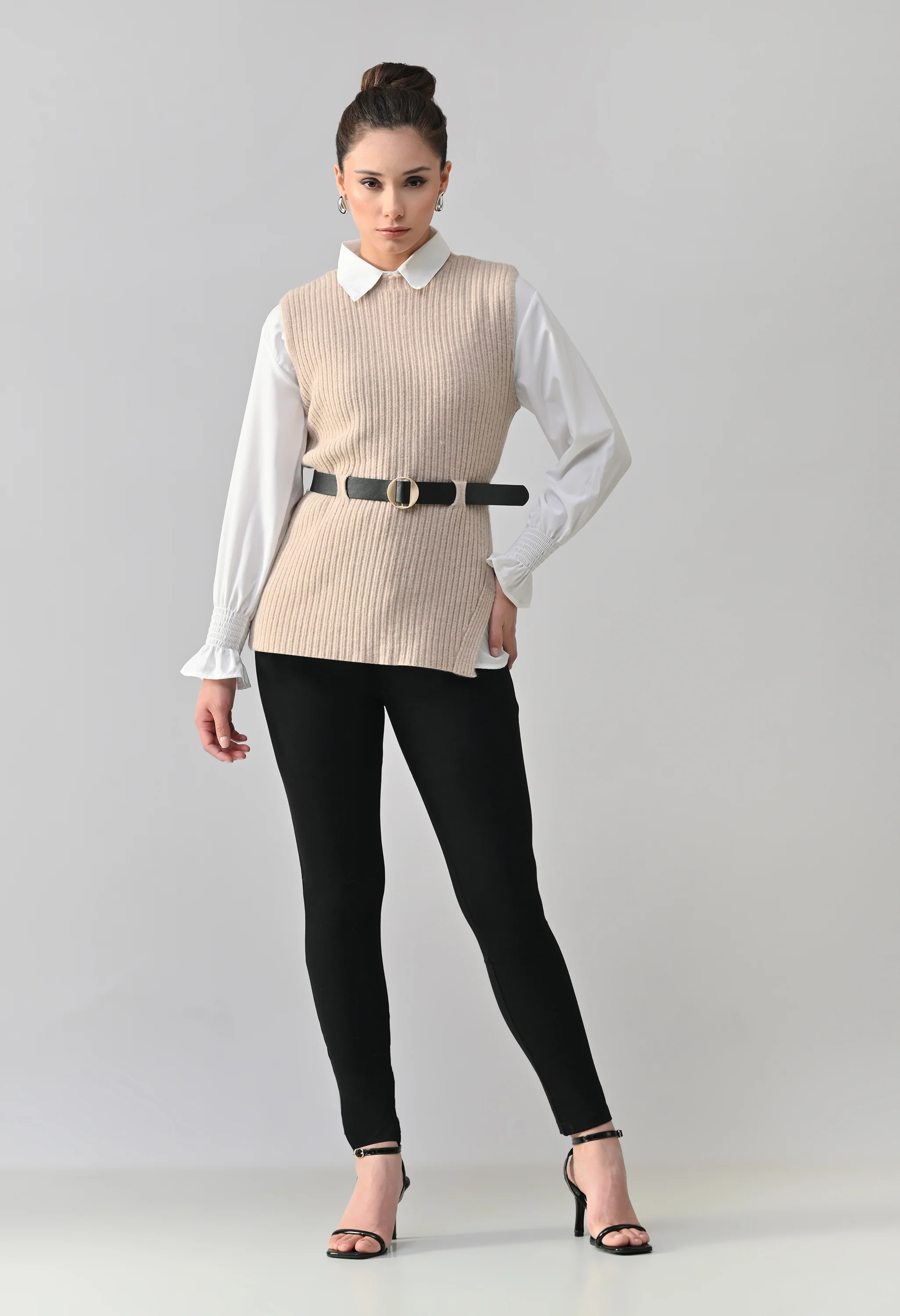 Knitted Winter Vest and Shirt Set - Image 23