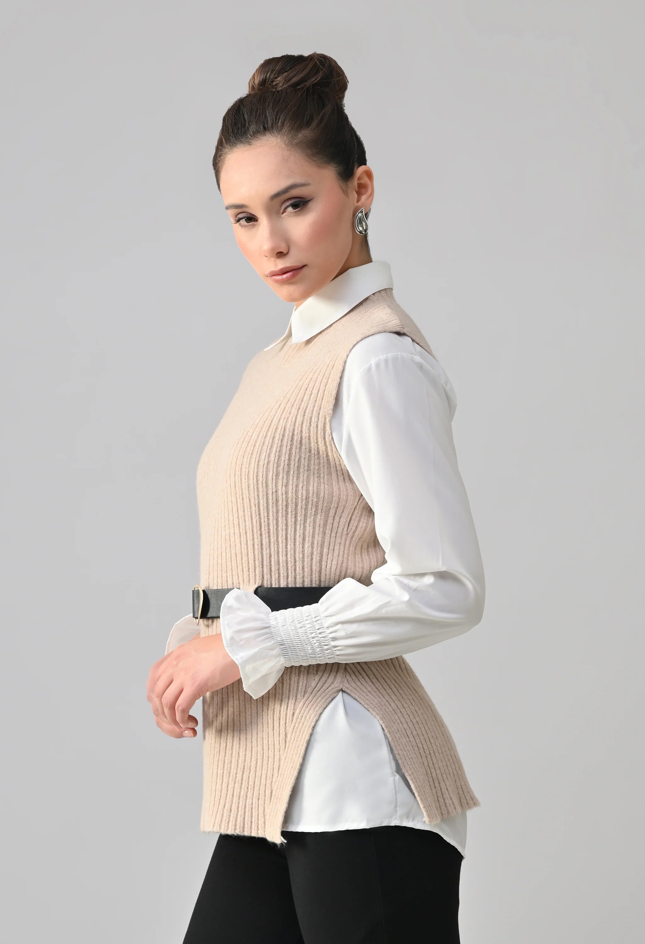 Knitted Winter Vest and Shirt Set - Image 26