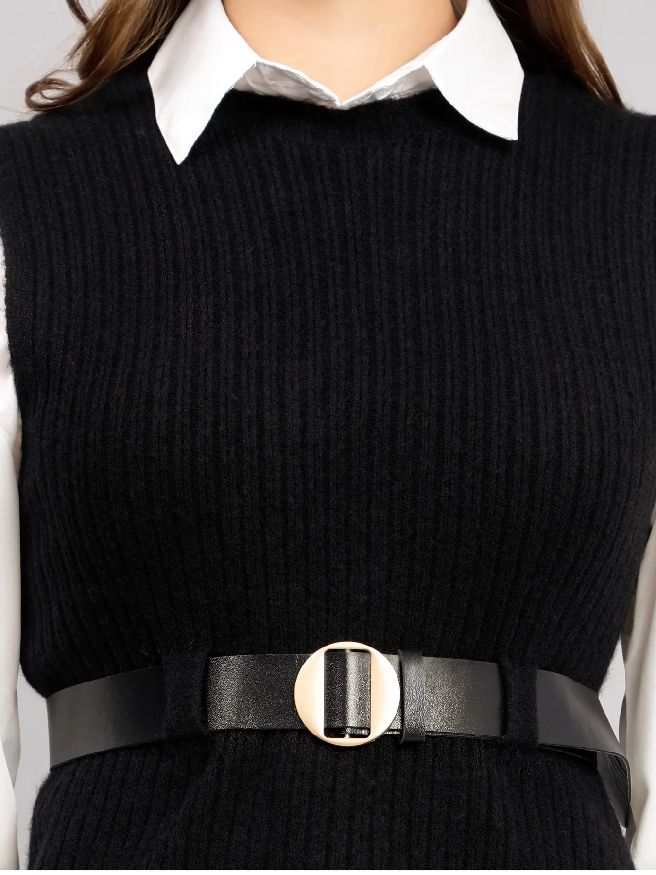 Knitted Winter Vest and Shirt Set - Image 8