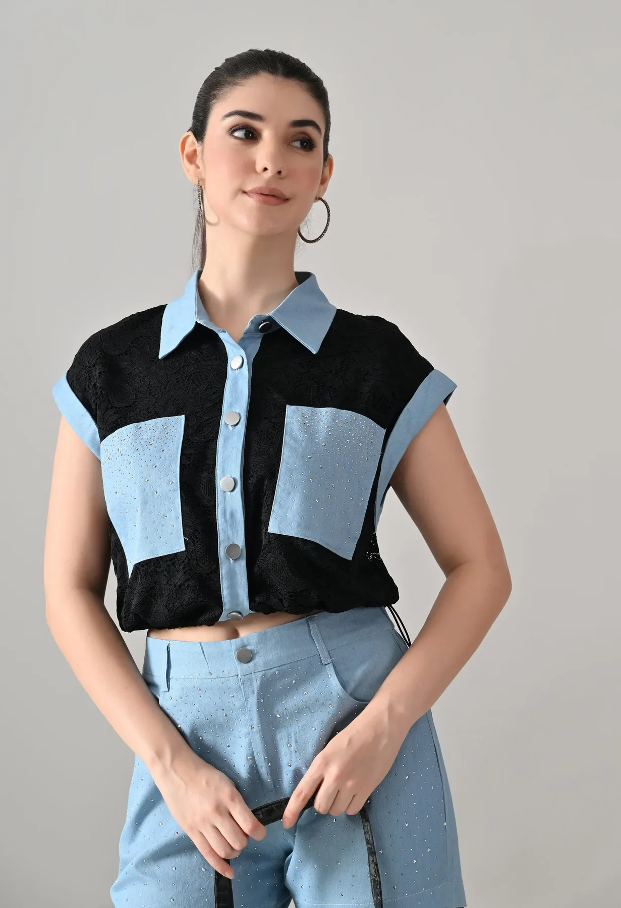 Lace & Lustre Two-Piece Set - Image 10