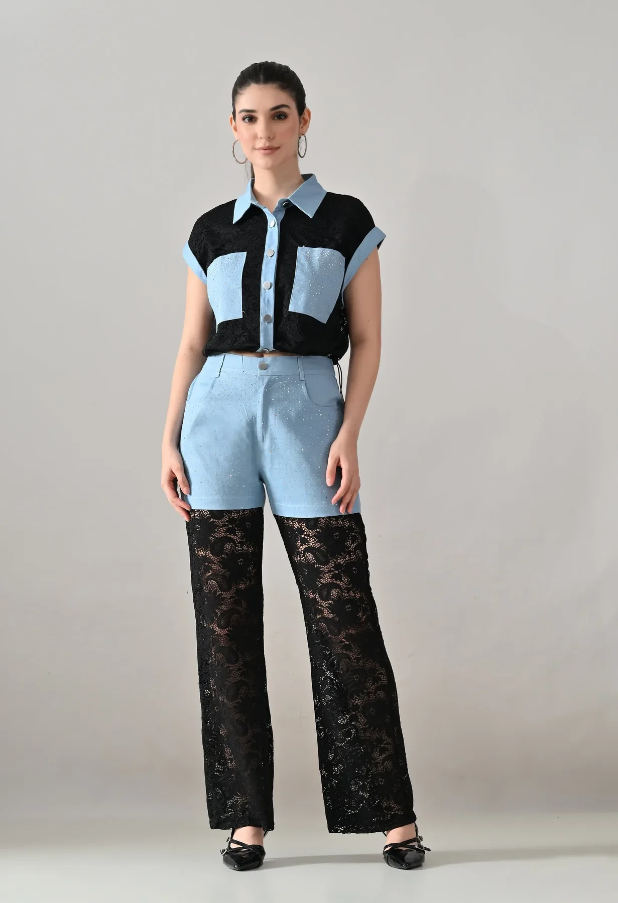 Lace & Lustre Two-Piece Set - Image 12