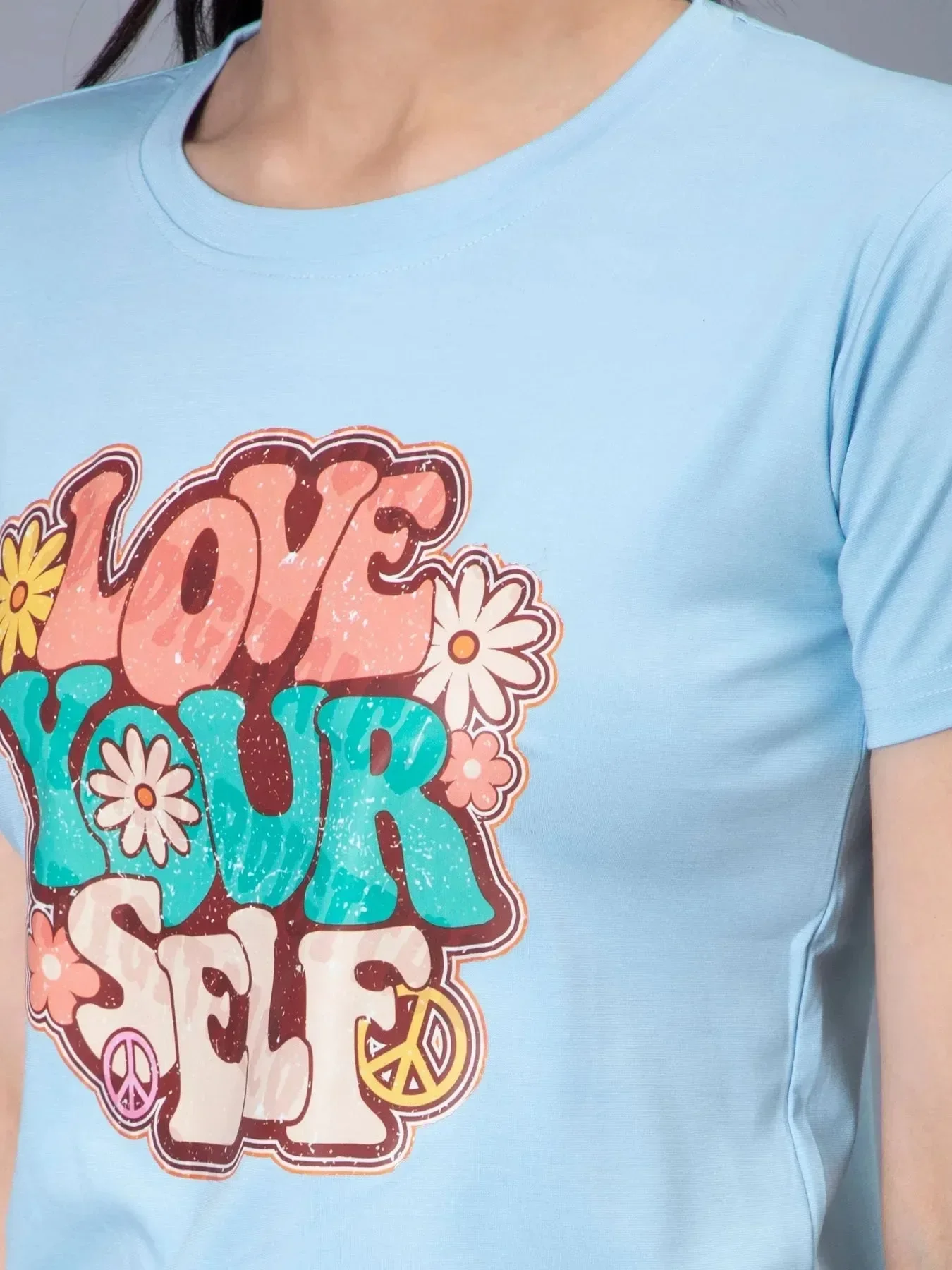 Love Your Self Print T-Shirt - Image 10