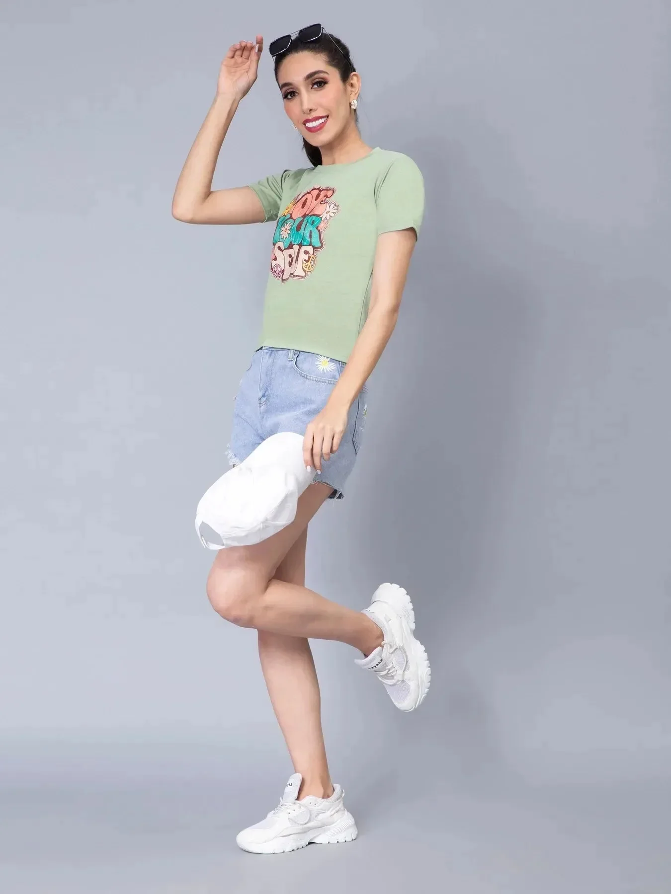 Love Your Self Print T-Shirt - Image 11