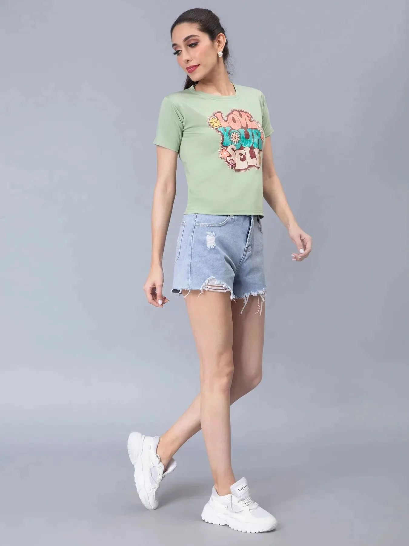 Love Your Self Print T-Shirt - Image 13