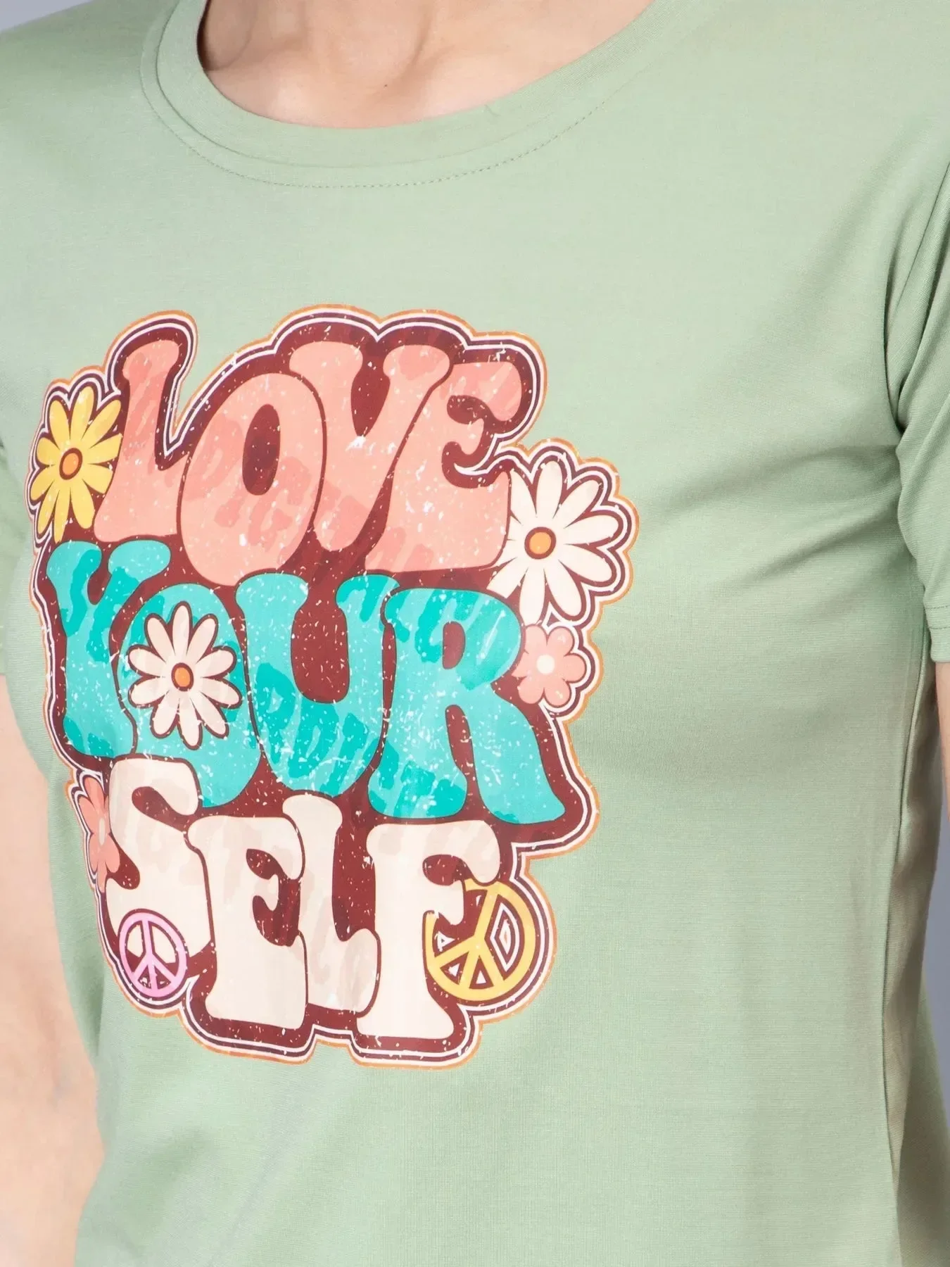 Love Your Self Print T-Shirt - Image 7