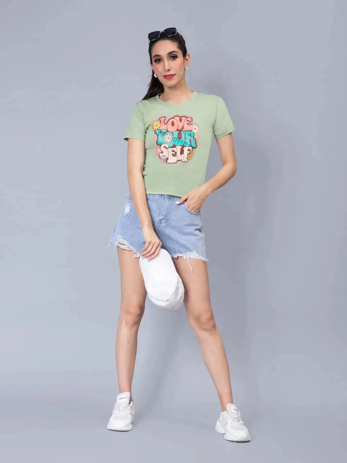 Love Your Self Print T-Shirt - Image 8