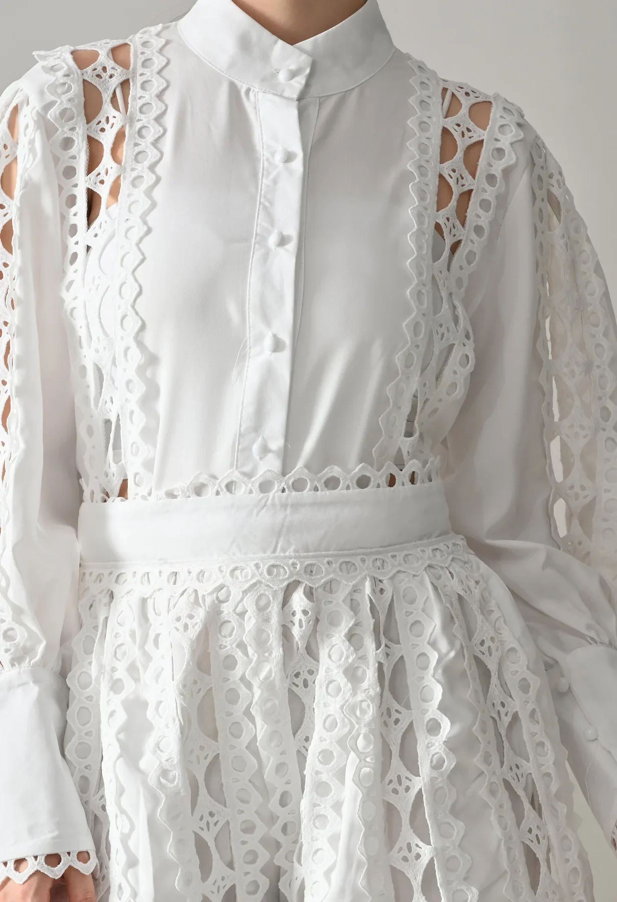 Luxe Lace-Work Two-Piece Set - Image 5