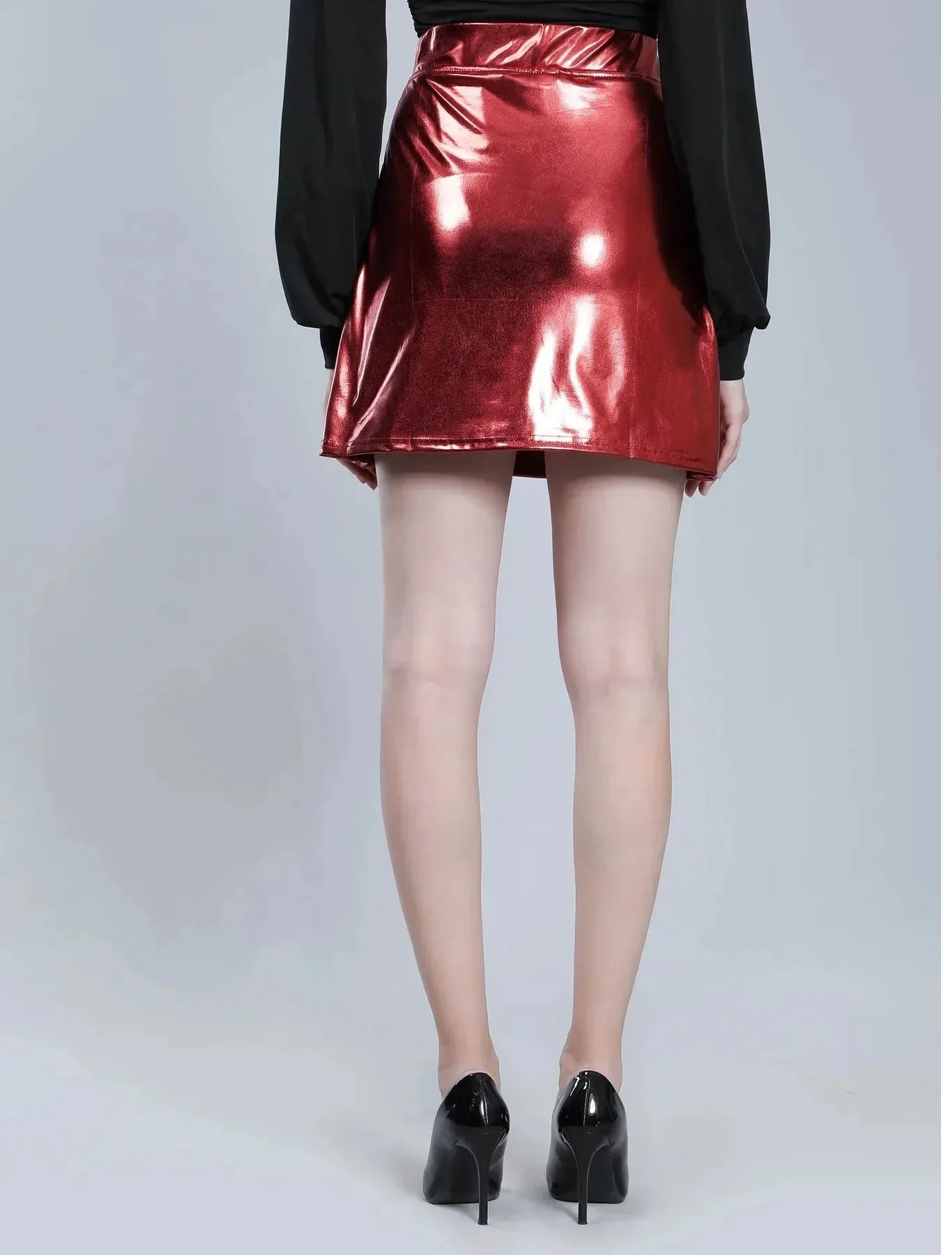 Metallic Short Skirt - Image 25