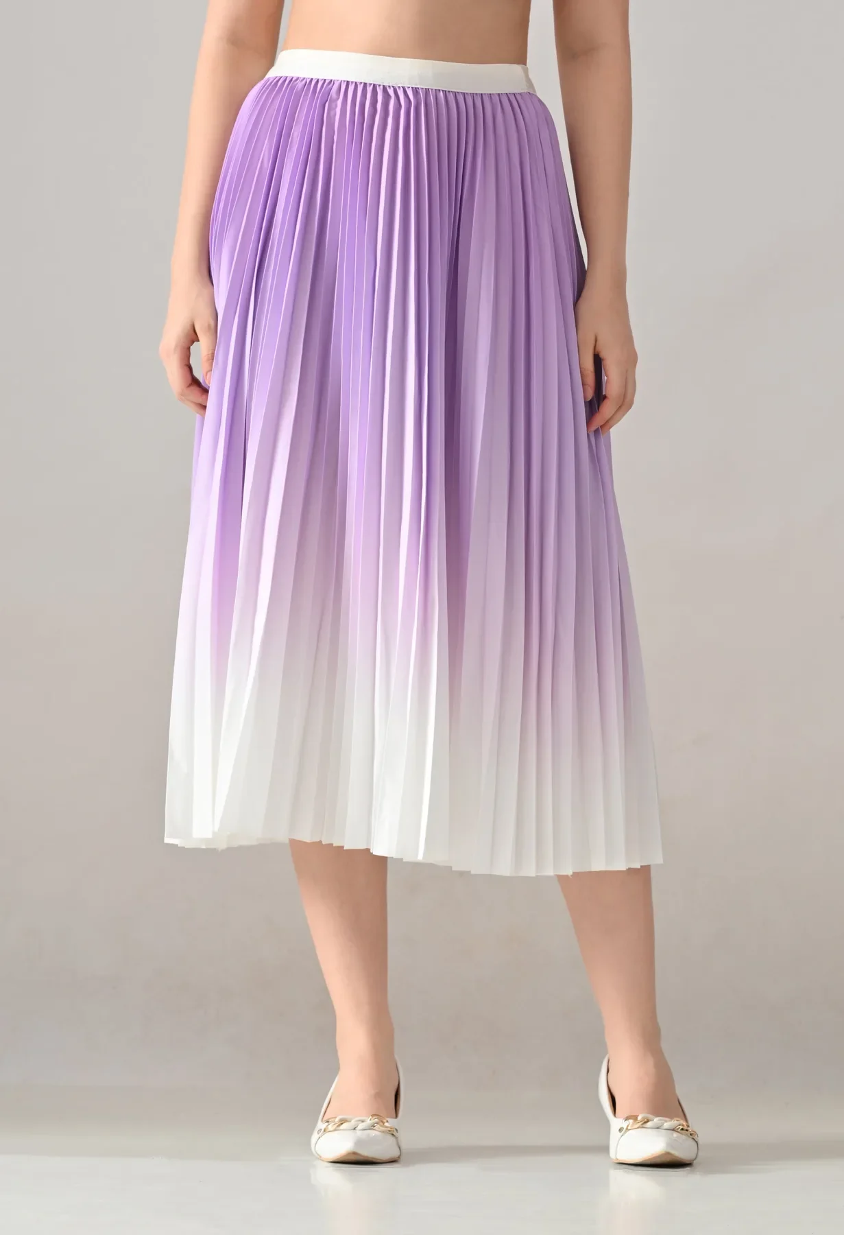 Ombre Pleated Two-Piece Set - Image 7