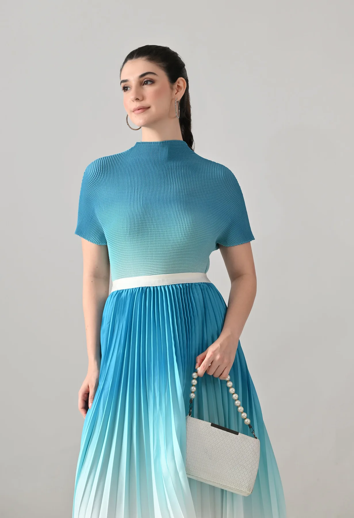 Ombre Pleated Two-Piece Set - Image 7