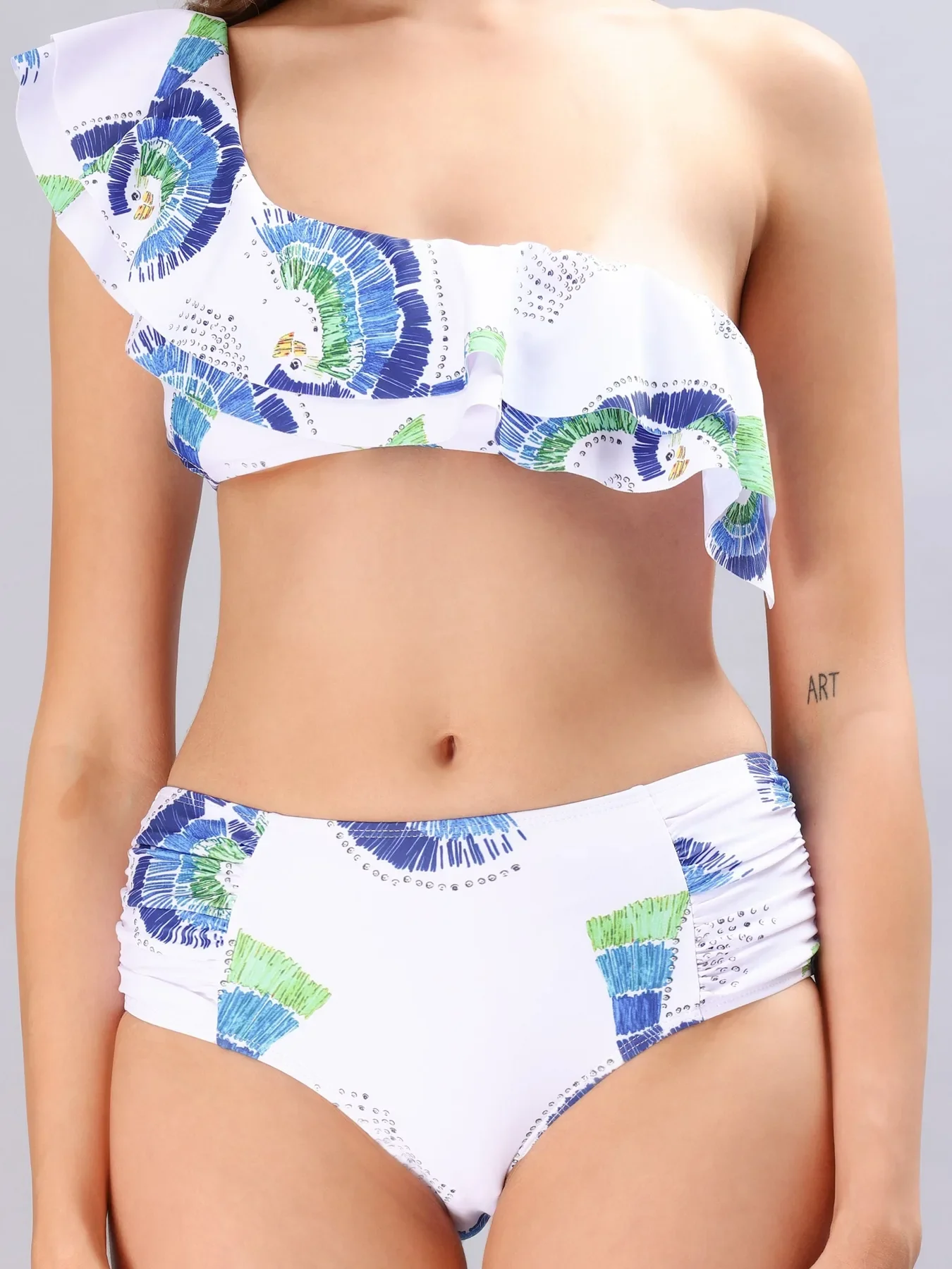 One Shoulder Bikini Set - Image 6