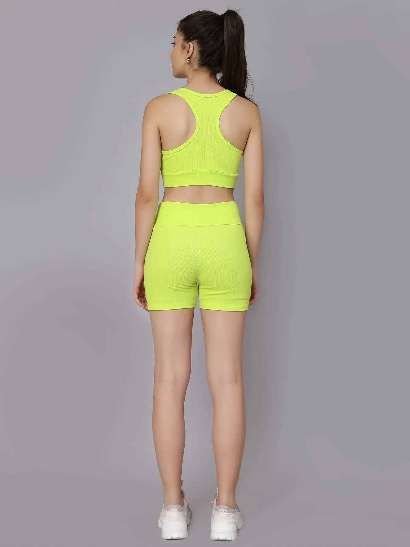 Rib Knit Two Piece Athleisure Set - Image 7