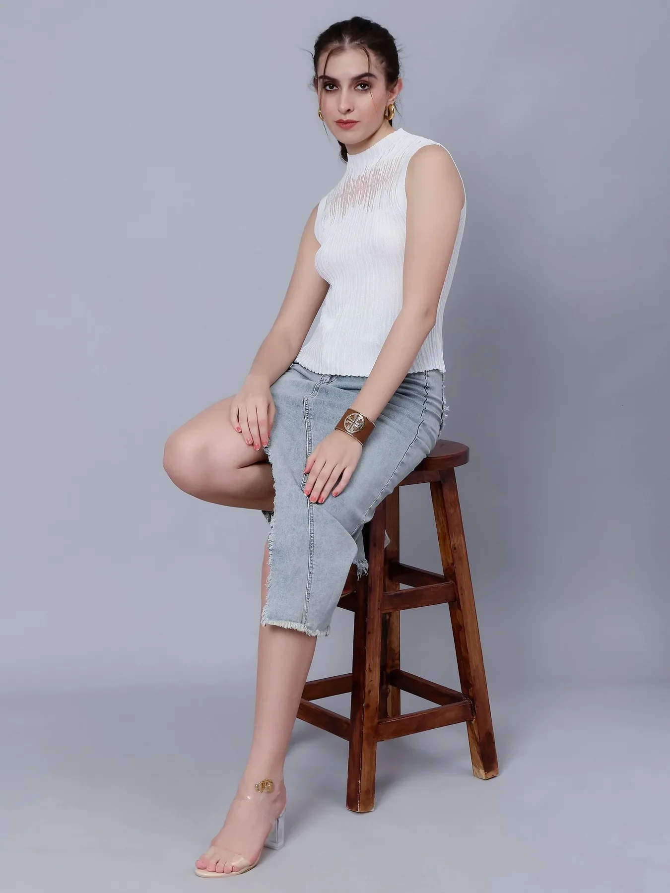 Ribbed Knit Tank Top - Image 10