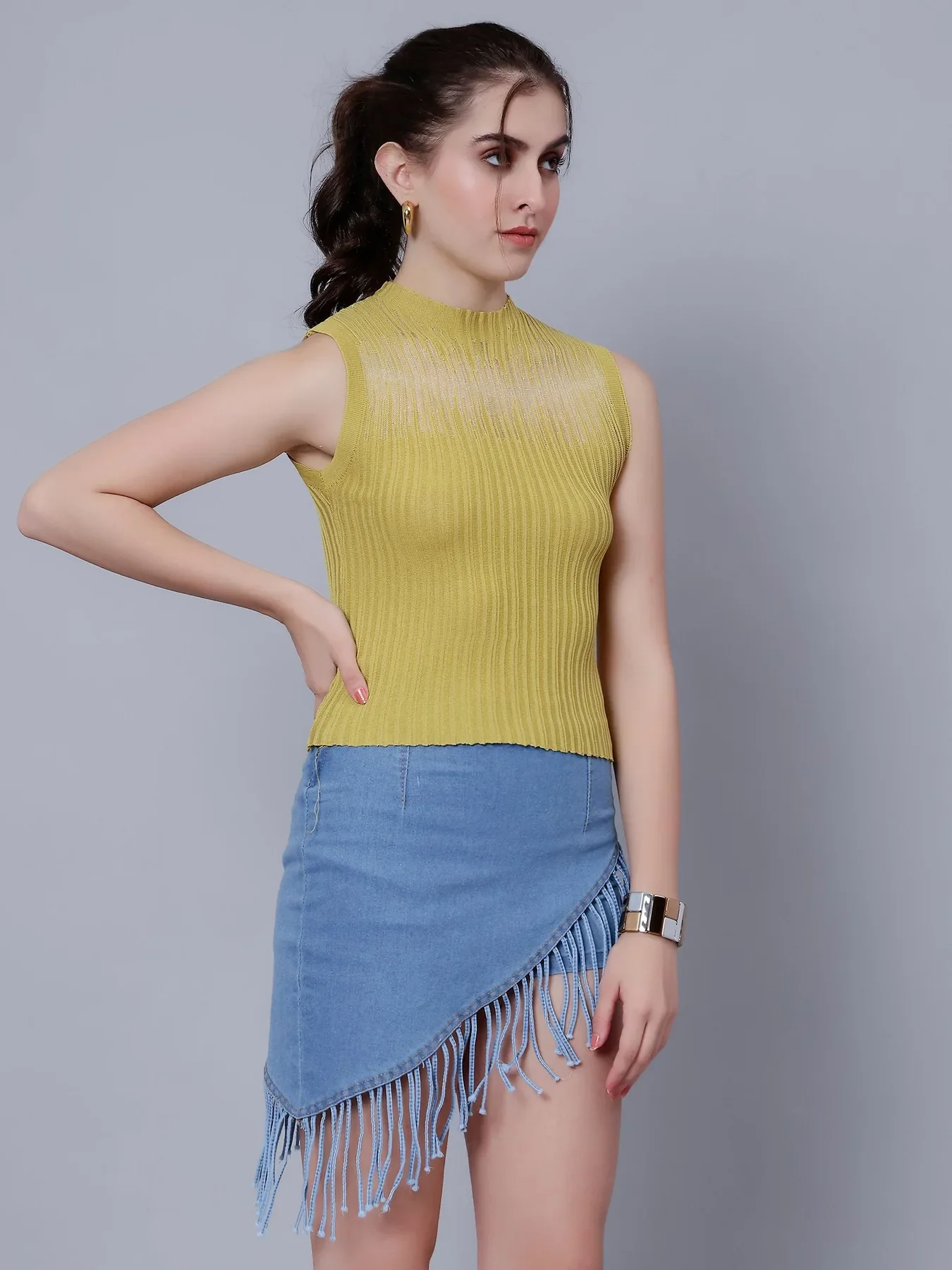 Ribbed Knit Tank Top - Image 13