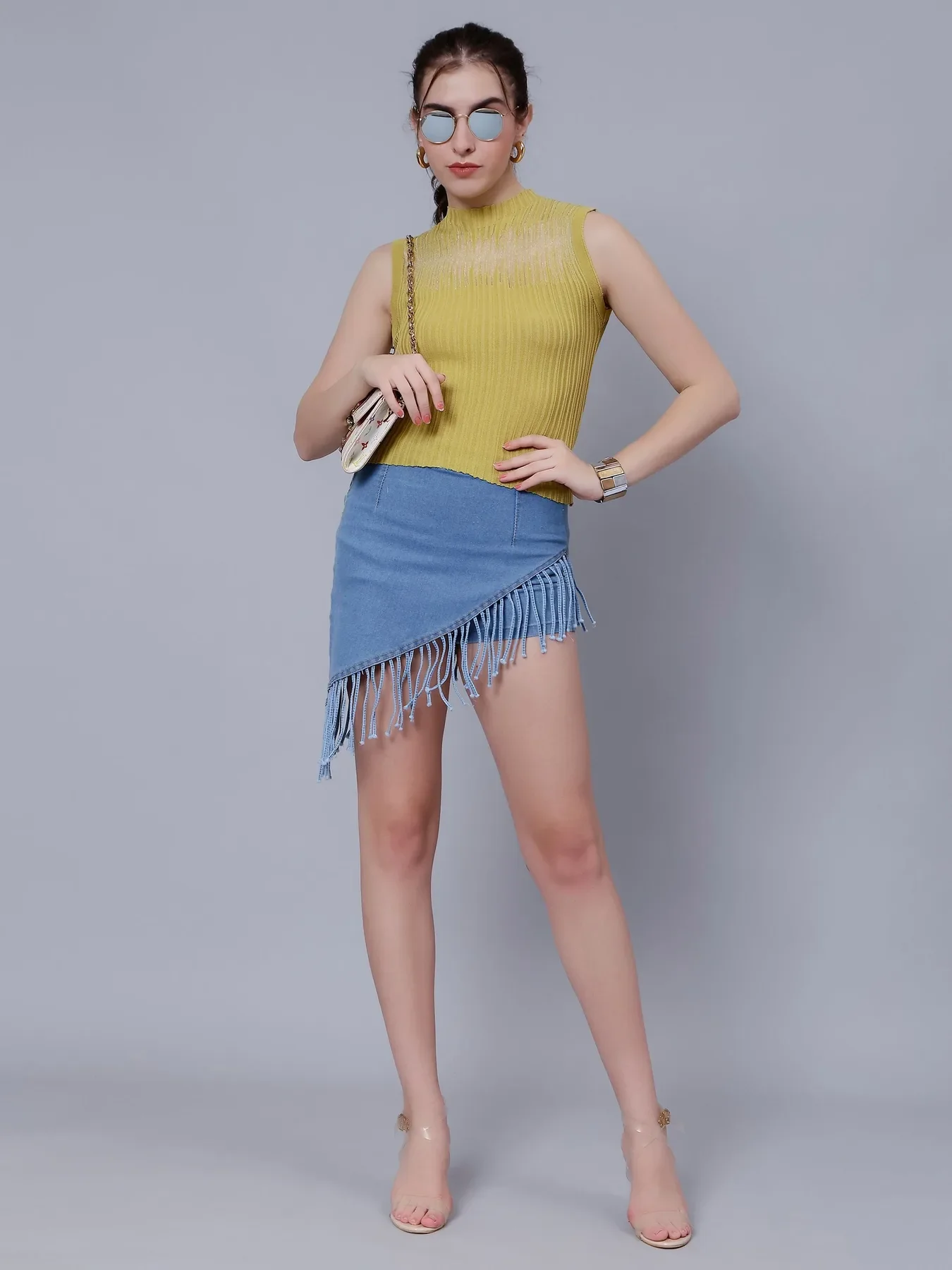 Ribbed Knit Tank Top - Image 14