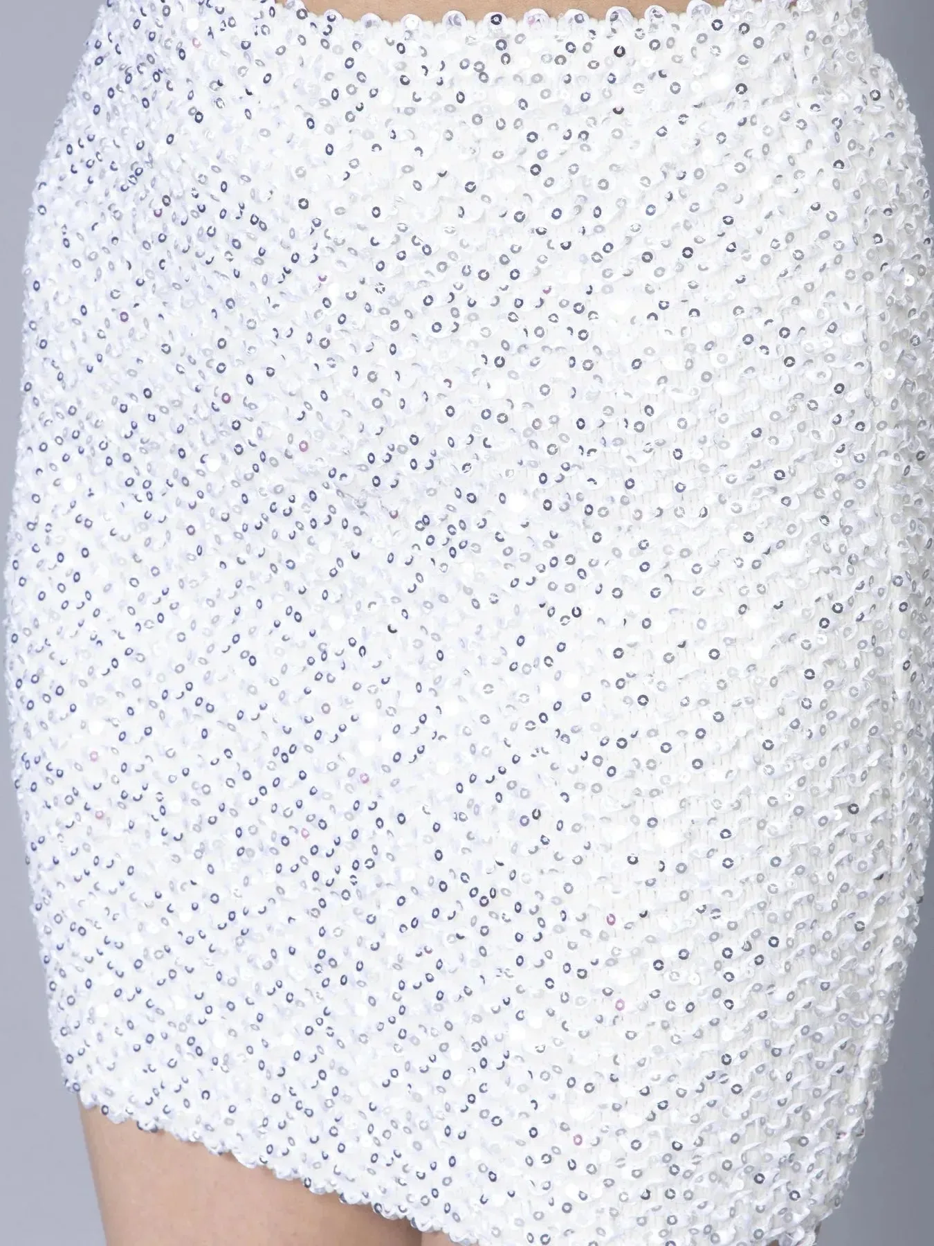 Sequined Knitted Skirt - Image 15